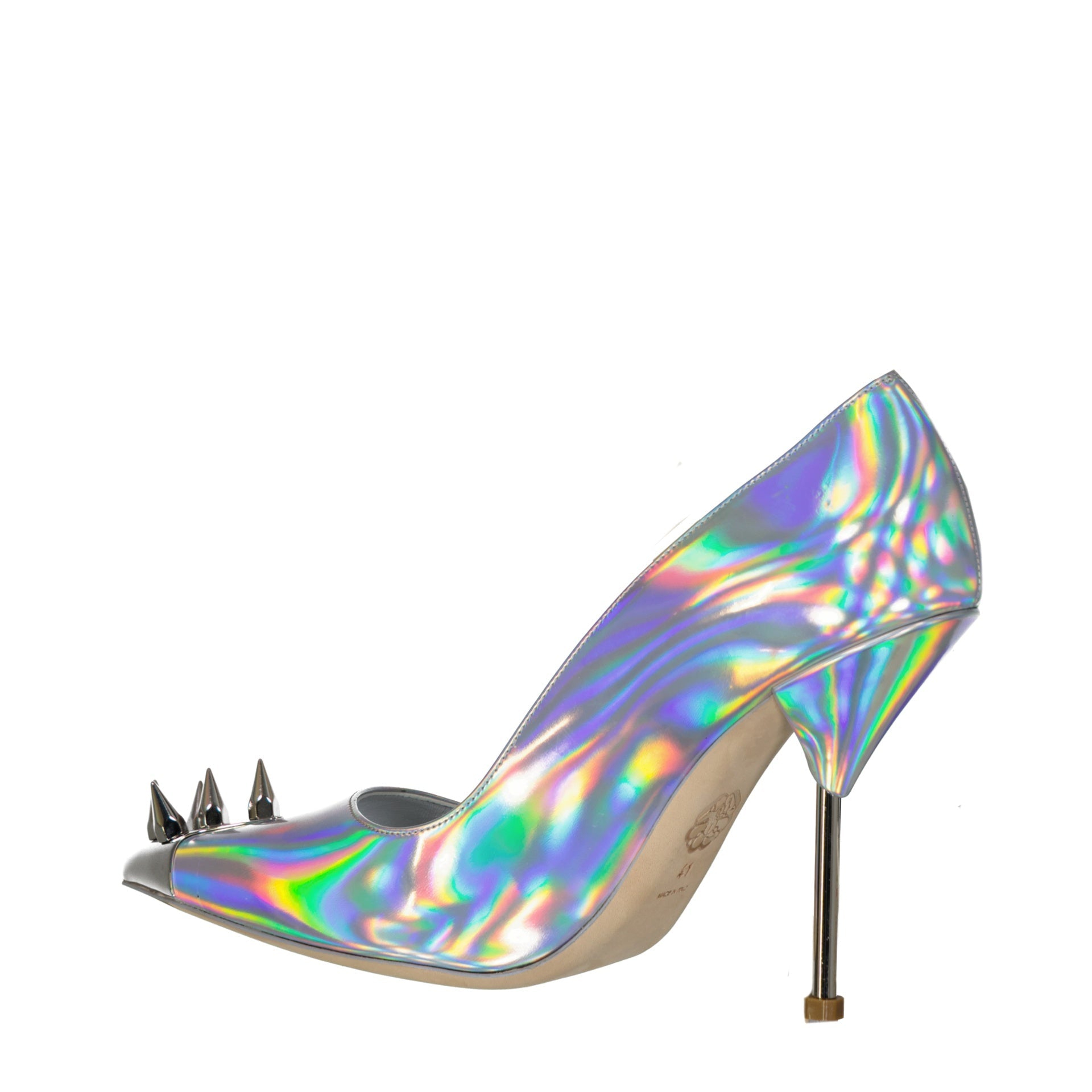 Alexander Mcqueen Punkstud Leather Pumps - WOMEN SHOES - ALEXANDER MCQUEEN - Tluxy New