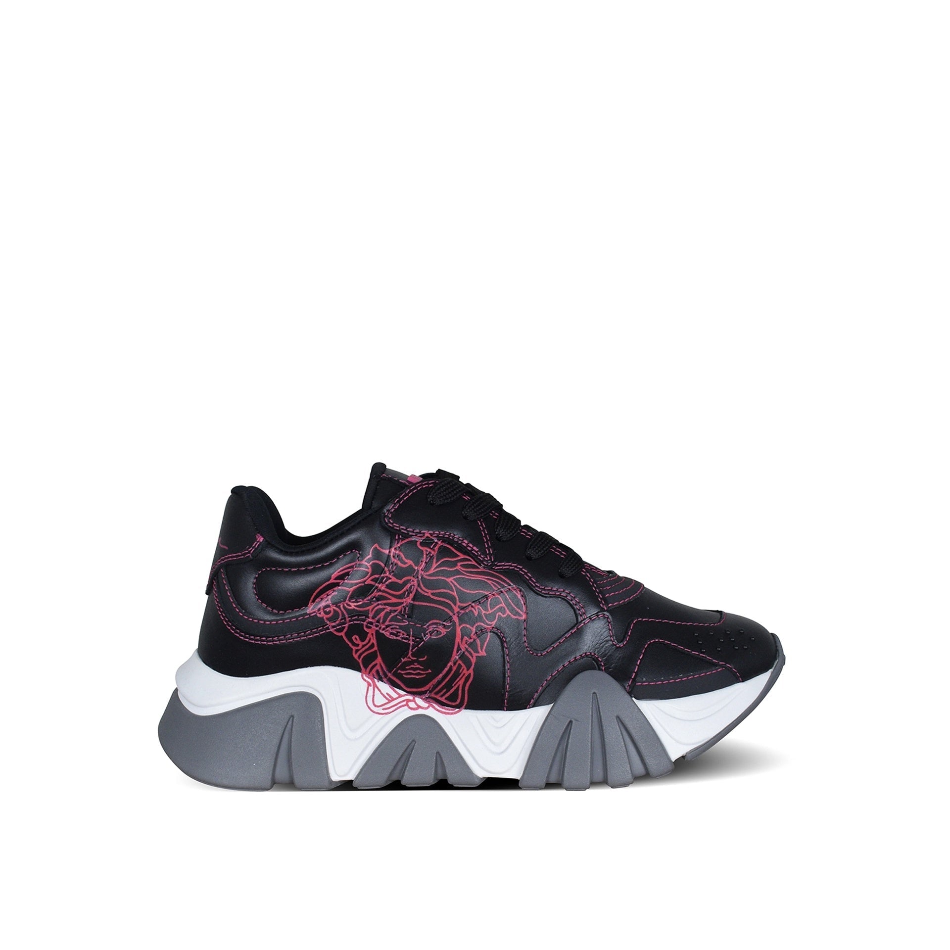 Versace Medusa Leather Sneakers