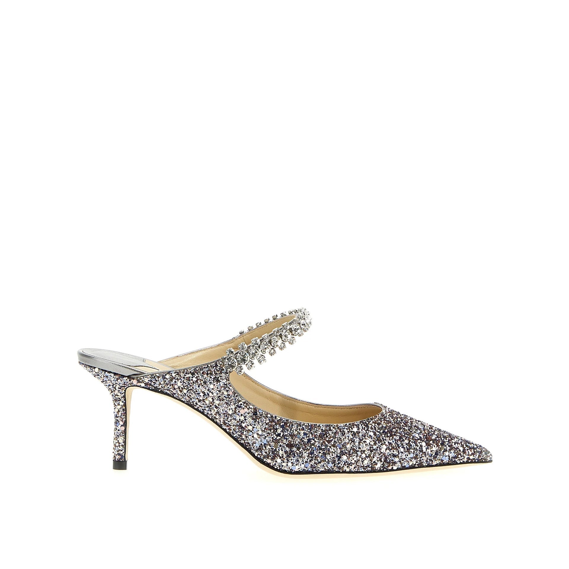 Jimmy Choo Bing Glitter Pumps - WOMEN SHOES - JIMMY CHOO - Tluxy New
