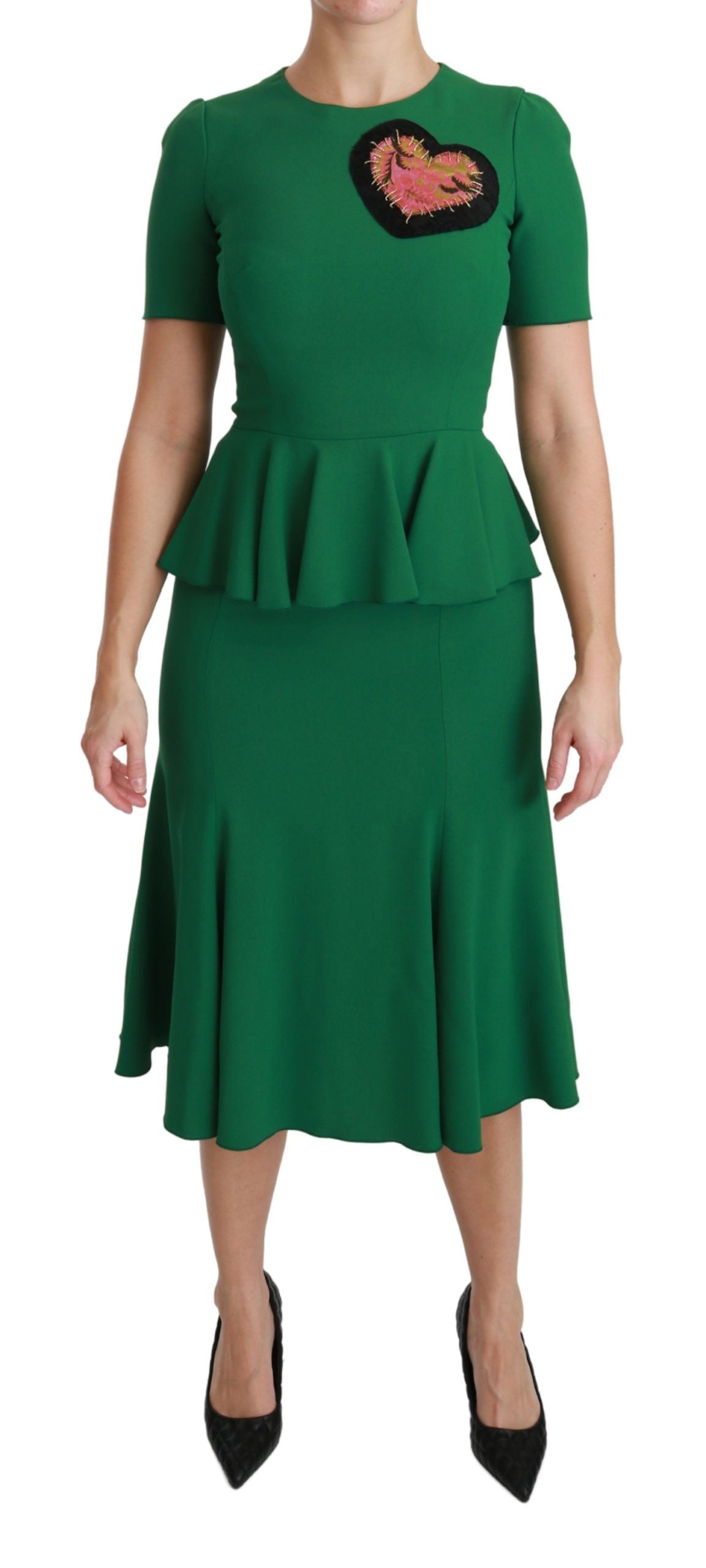 Dolce & Gabbana – Verzaubertes grünes Meerjungfrau-Midikleid