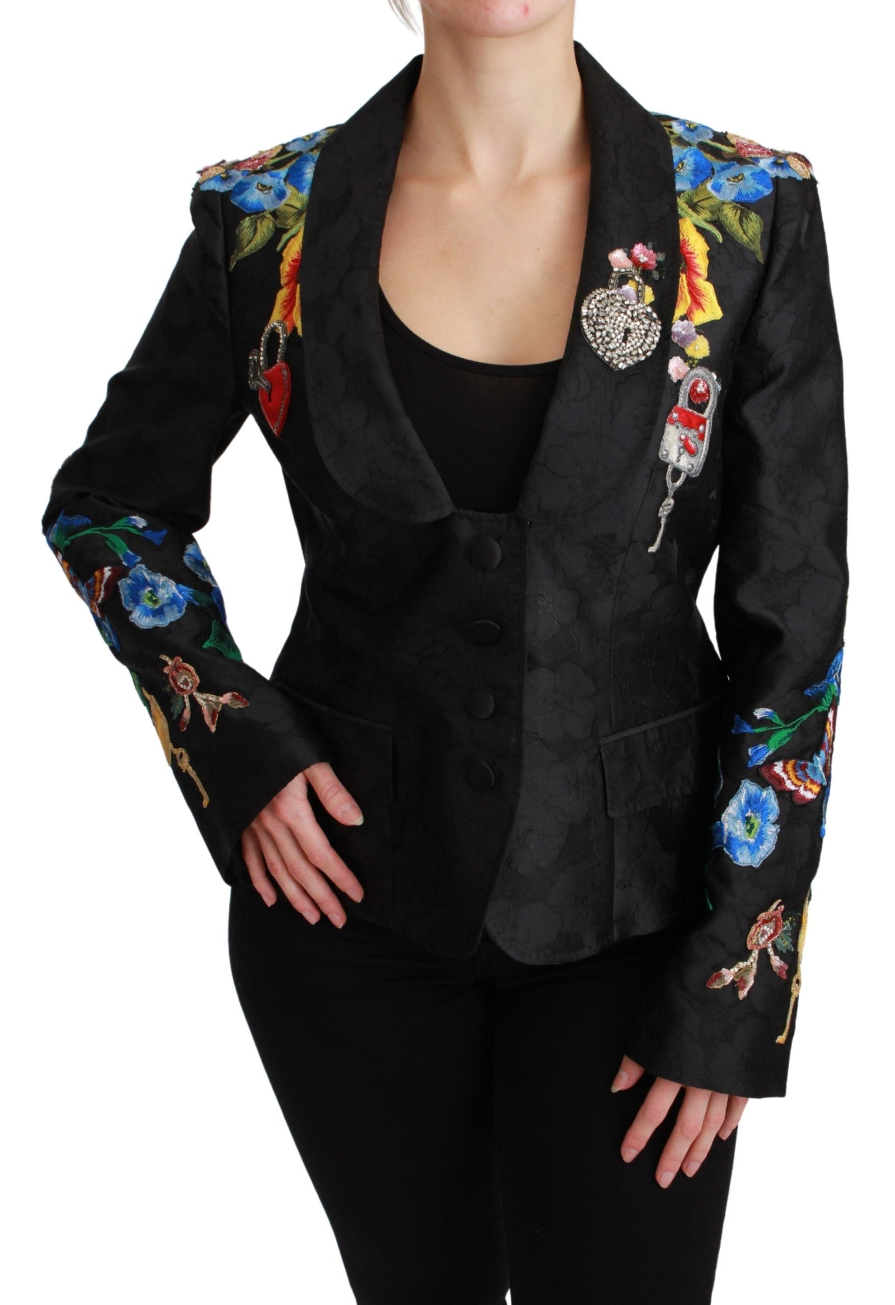 Blazer en brocart sicilien enchanté Dolce & Gabbana