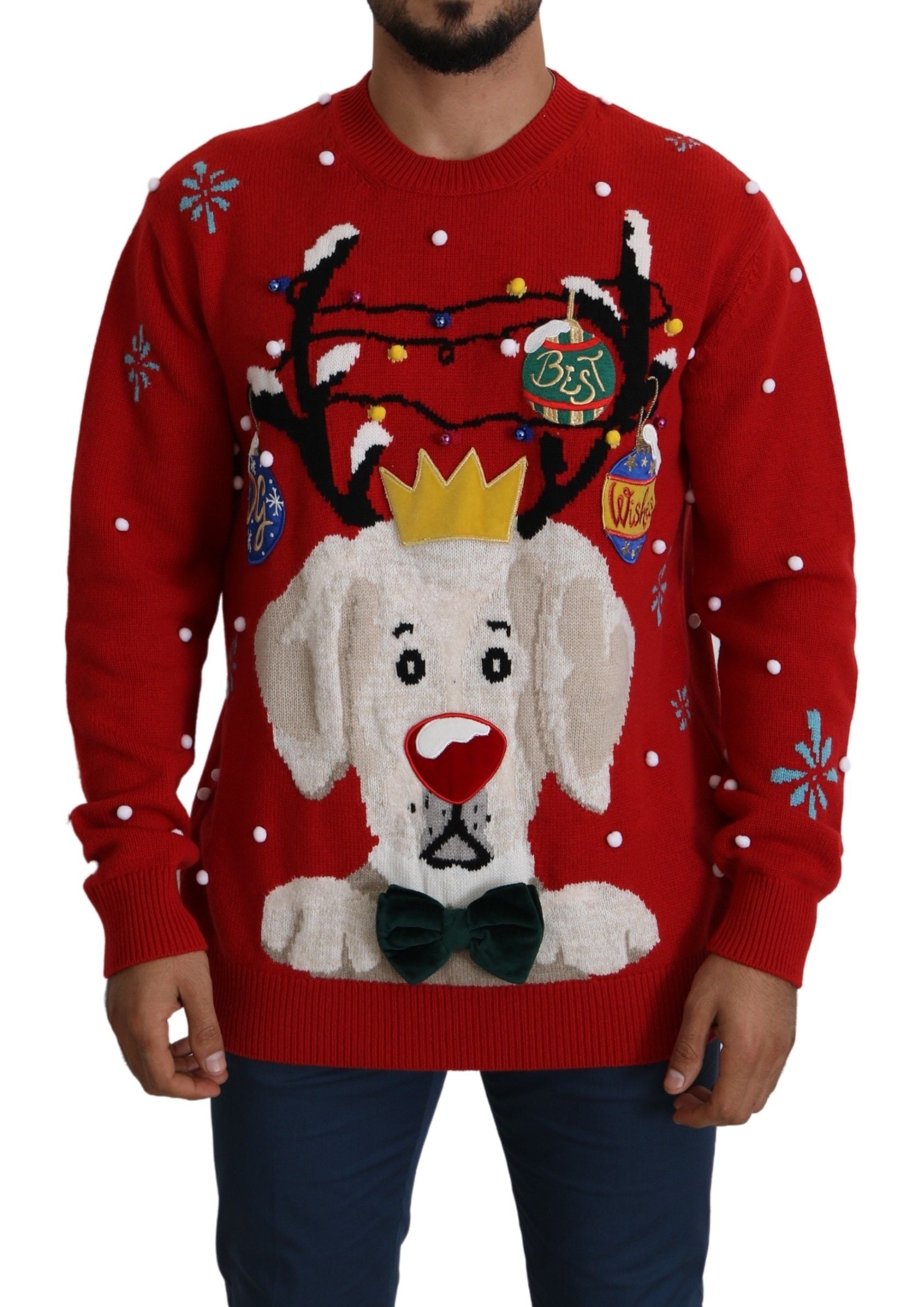 Pull de Noël élégant en cachemire Dolce & Gabbana