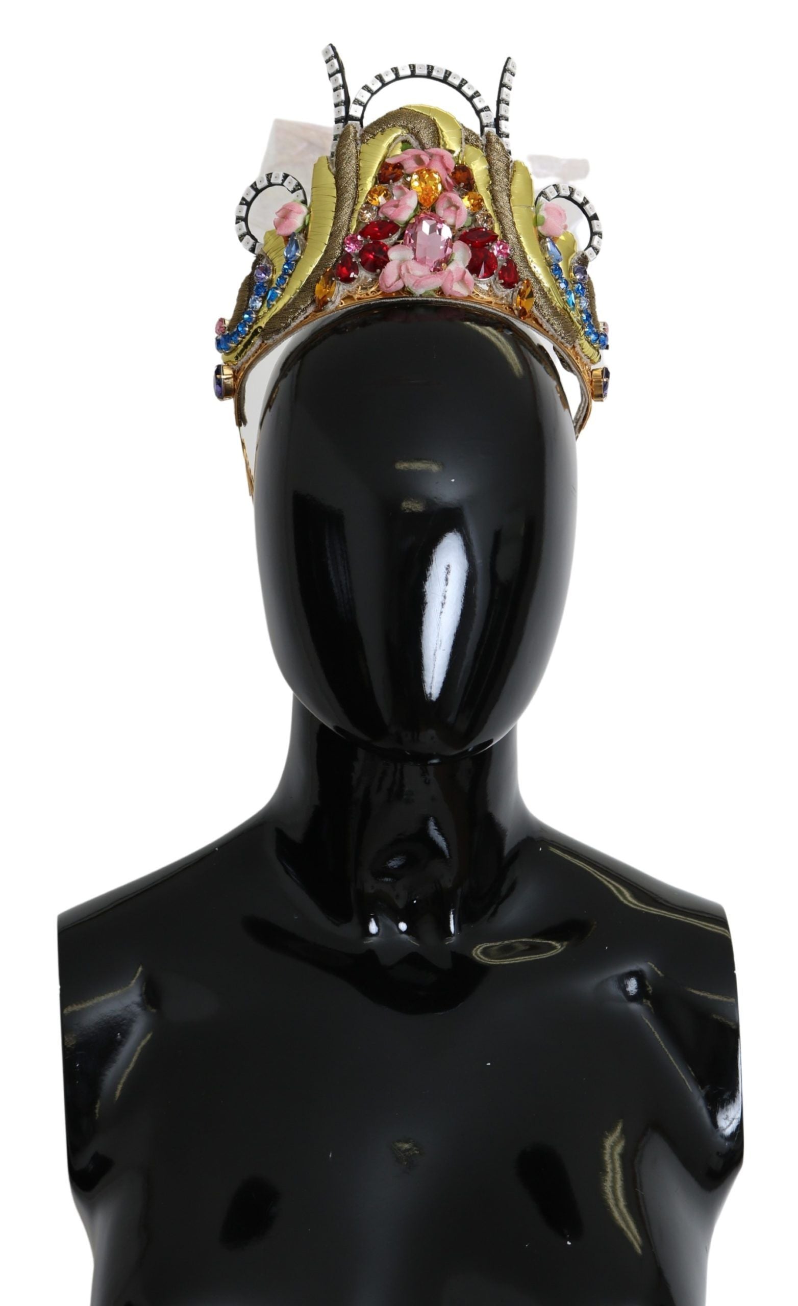 Dolce & Gabbana Superbe diadème en cristal - Doré multicolore