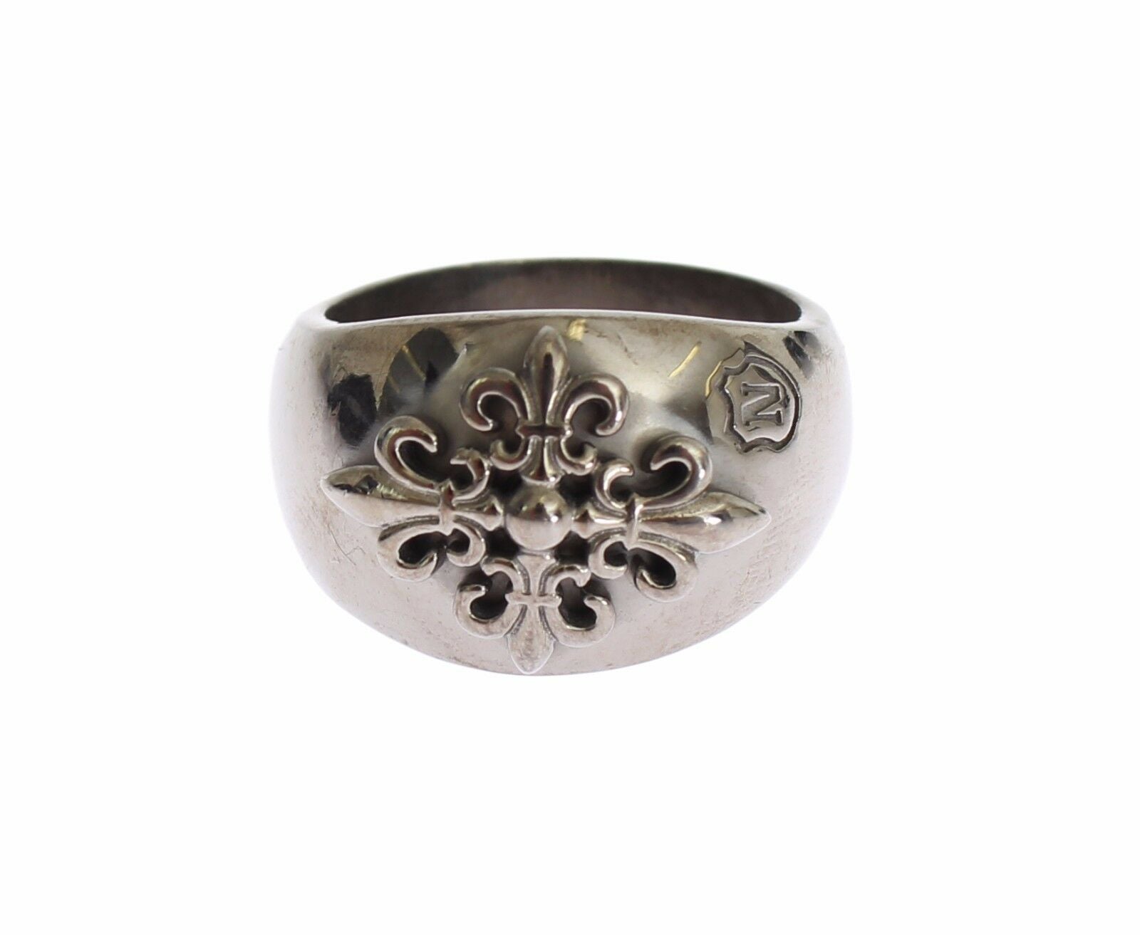 Bague Nialaya en argent sterling rhodié pour homme
