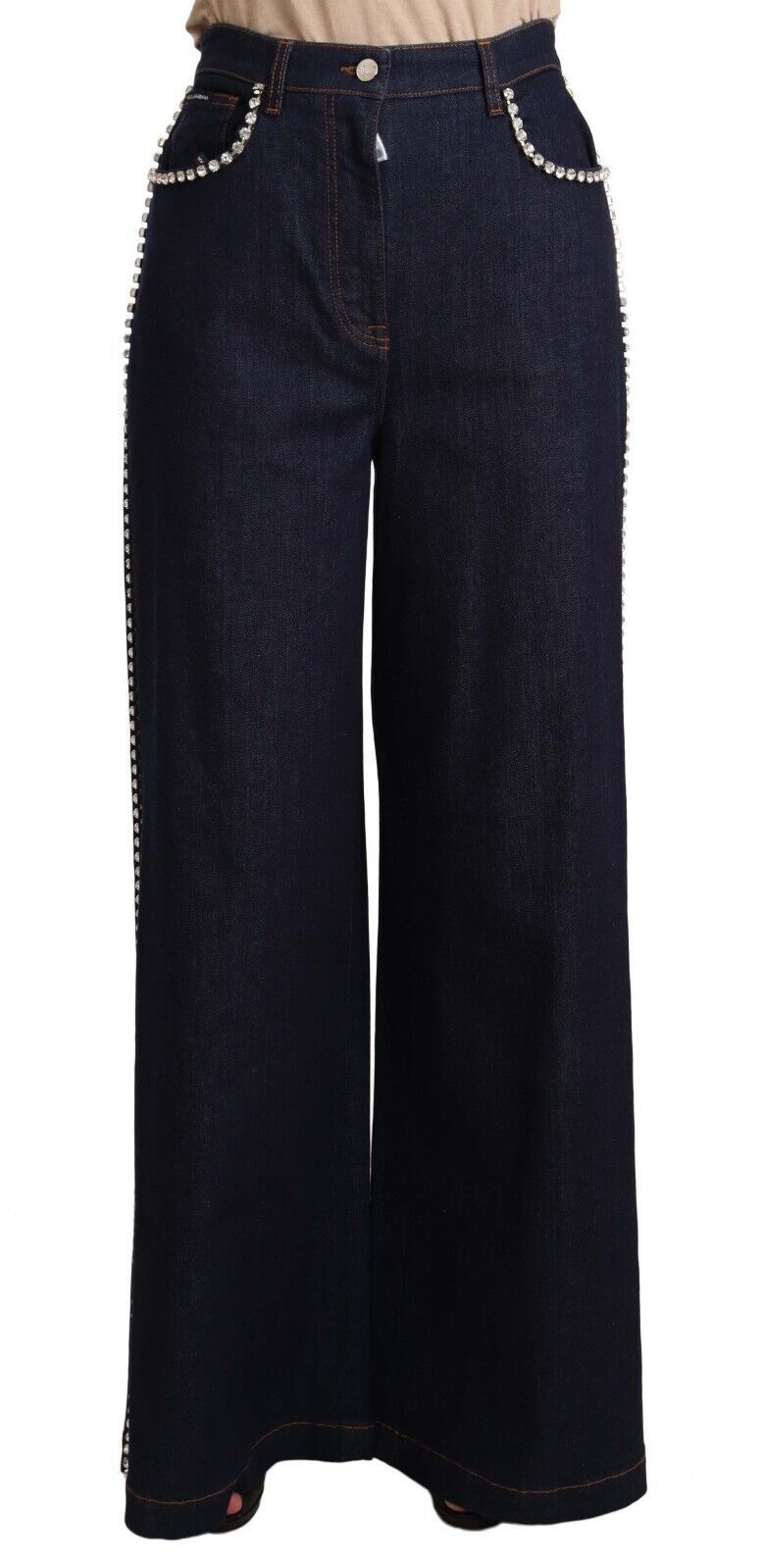 Jean évasé bleu foncé élégant Dolce & Gabbana
