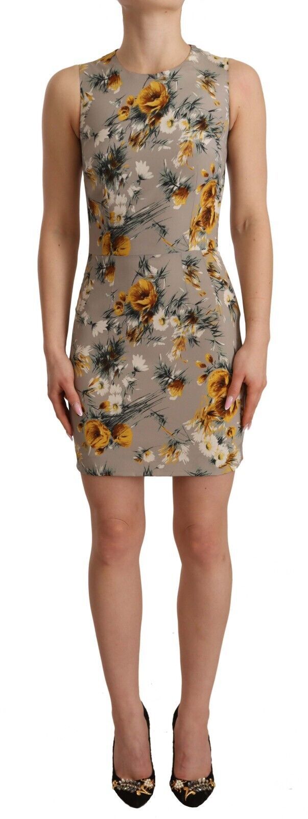 Robe fourreau élégante à fleurs Dolce & Gabbana