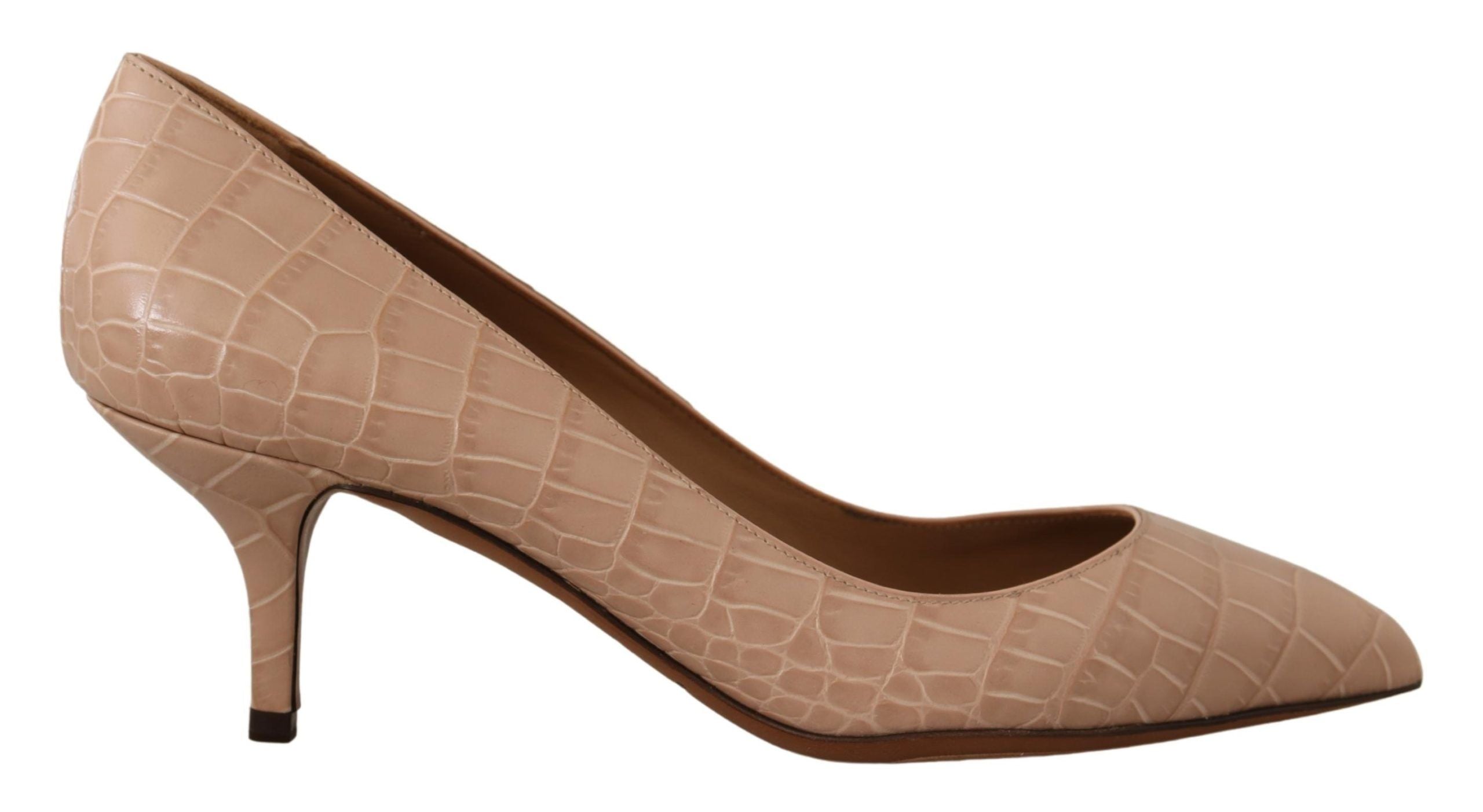 Dolce & Gabbana Elegante beige Lederpumps