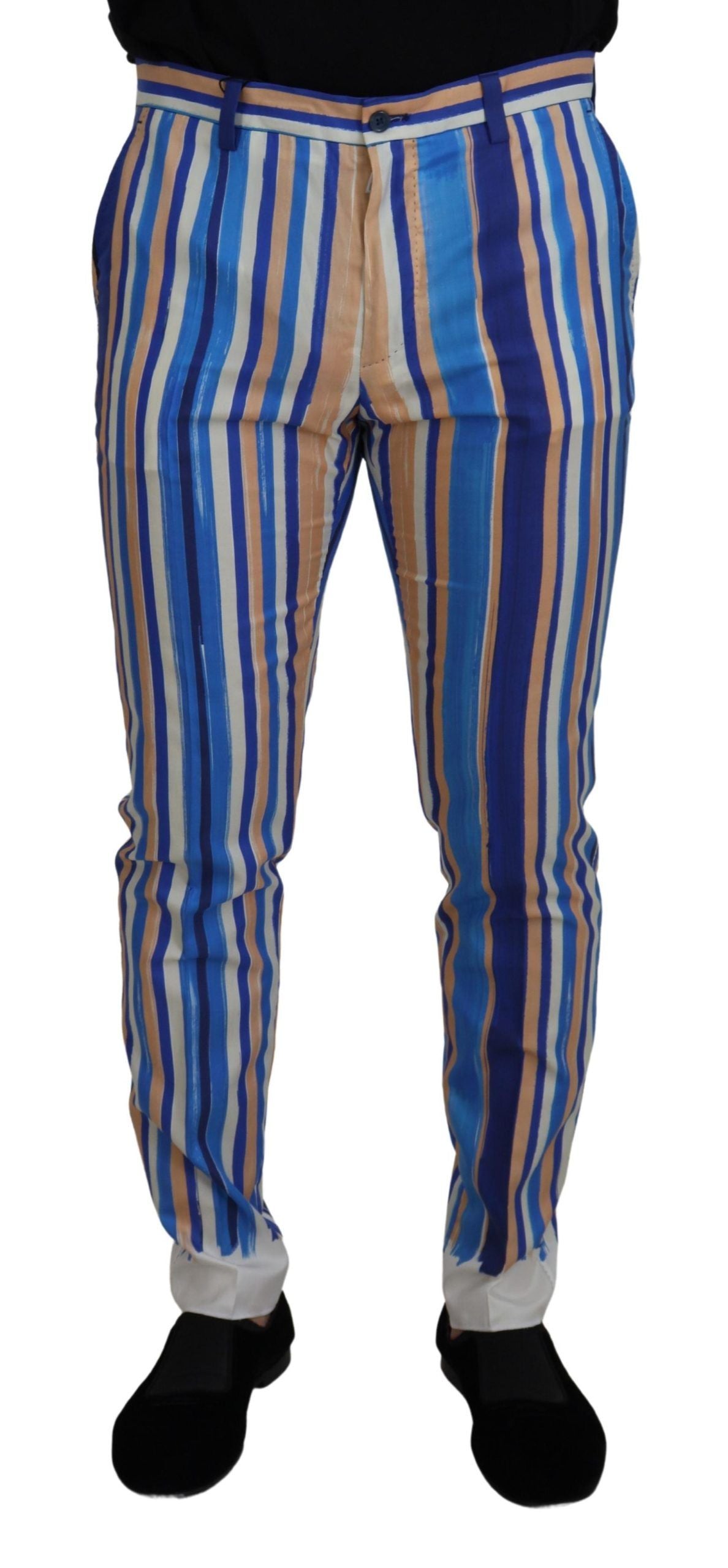 Pantalon chino slim à rayures Dolce & Gabbana