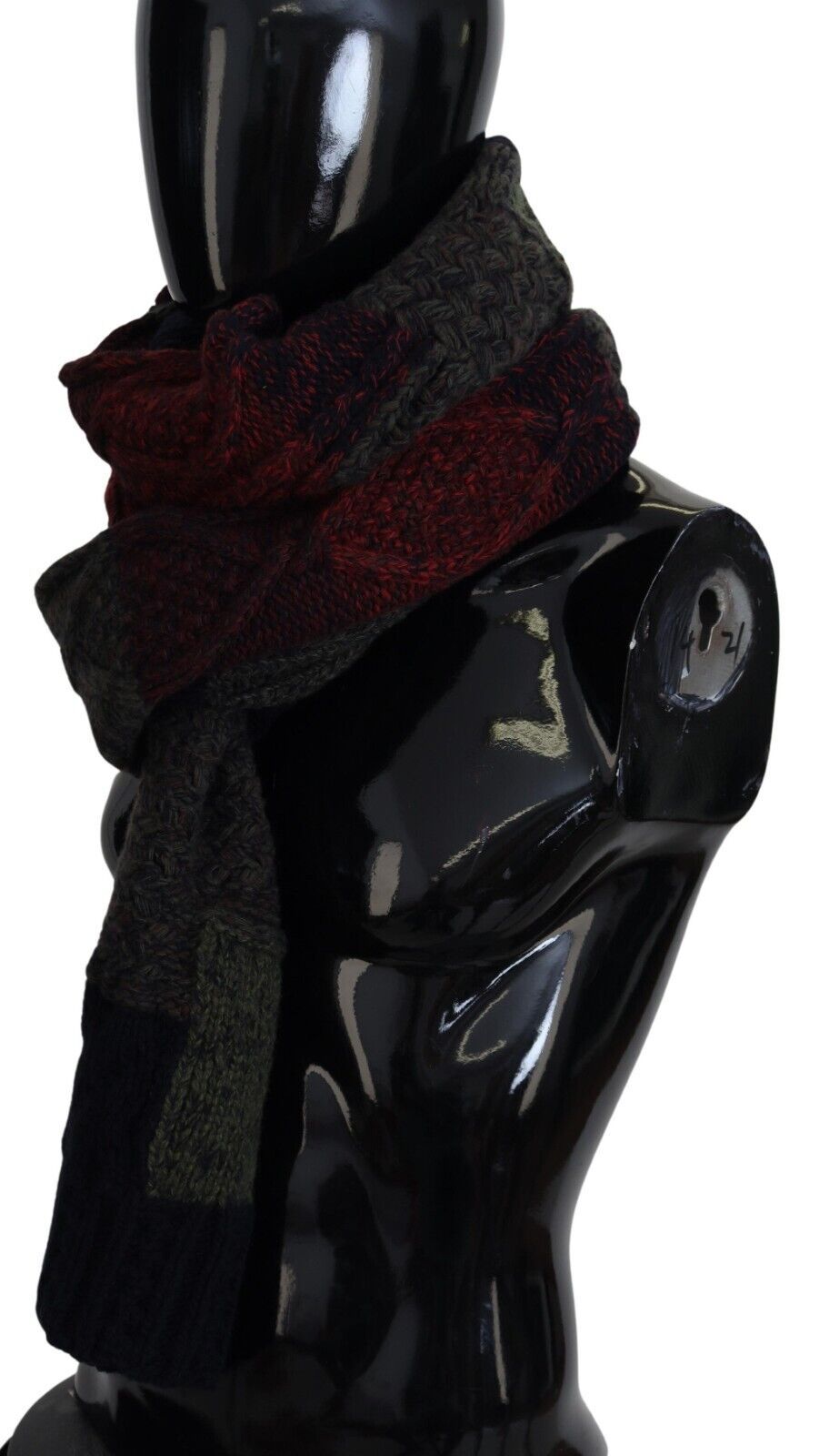 Foulard châle en tricot multicolore Dolce & Gabbana pour homme