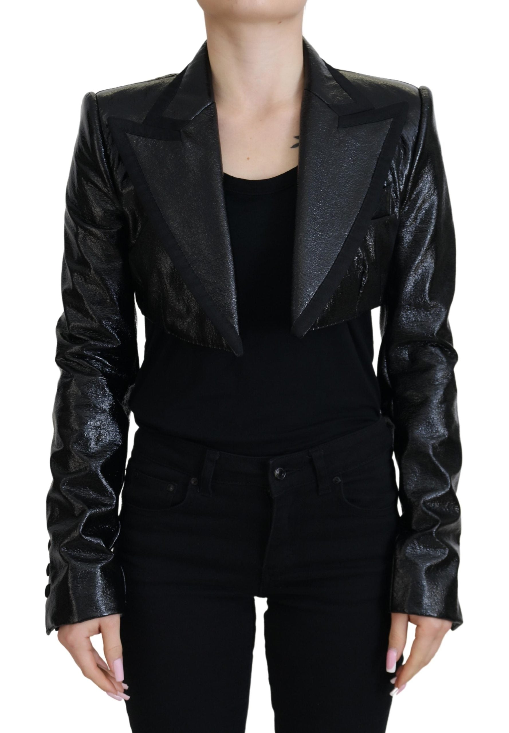 Dolce & Gabbana - Veste courte noire élégante de créateur