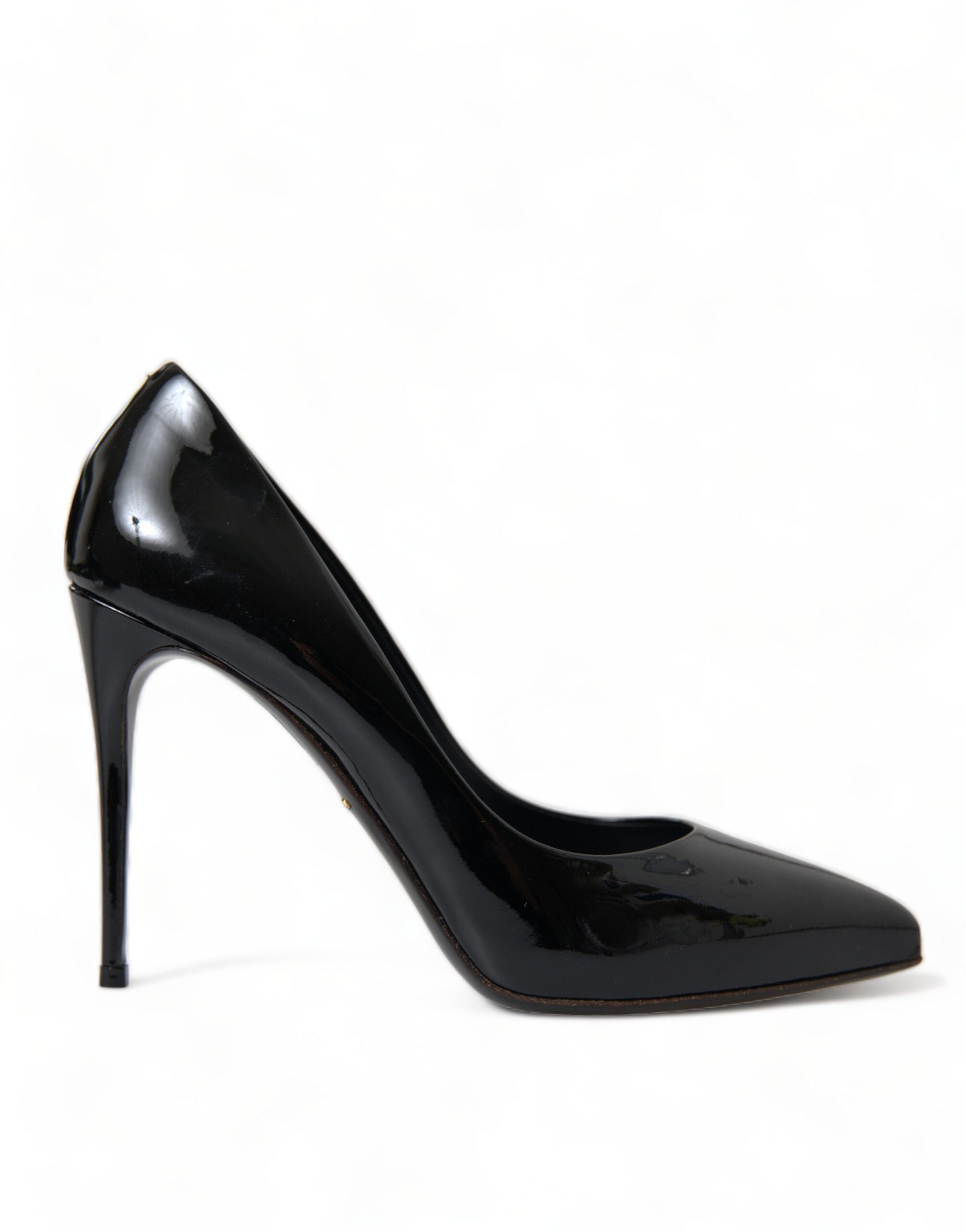 Dolce & Gabbana Élégantes escarpins à talons aiguilles noirs vernis