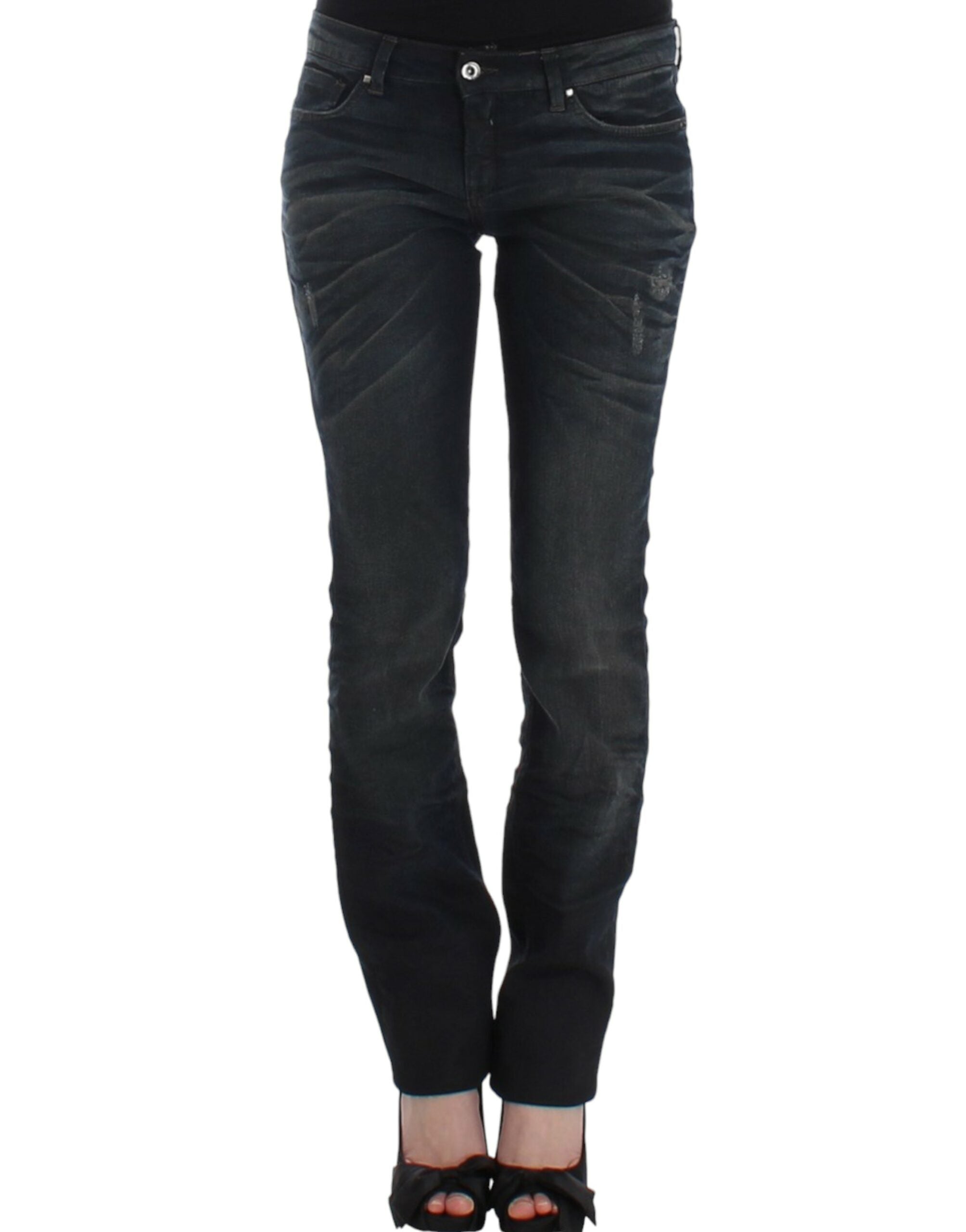 Costume National – Schicke, superenge Jeans aus blauem Denim