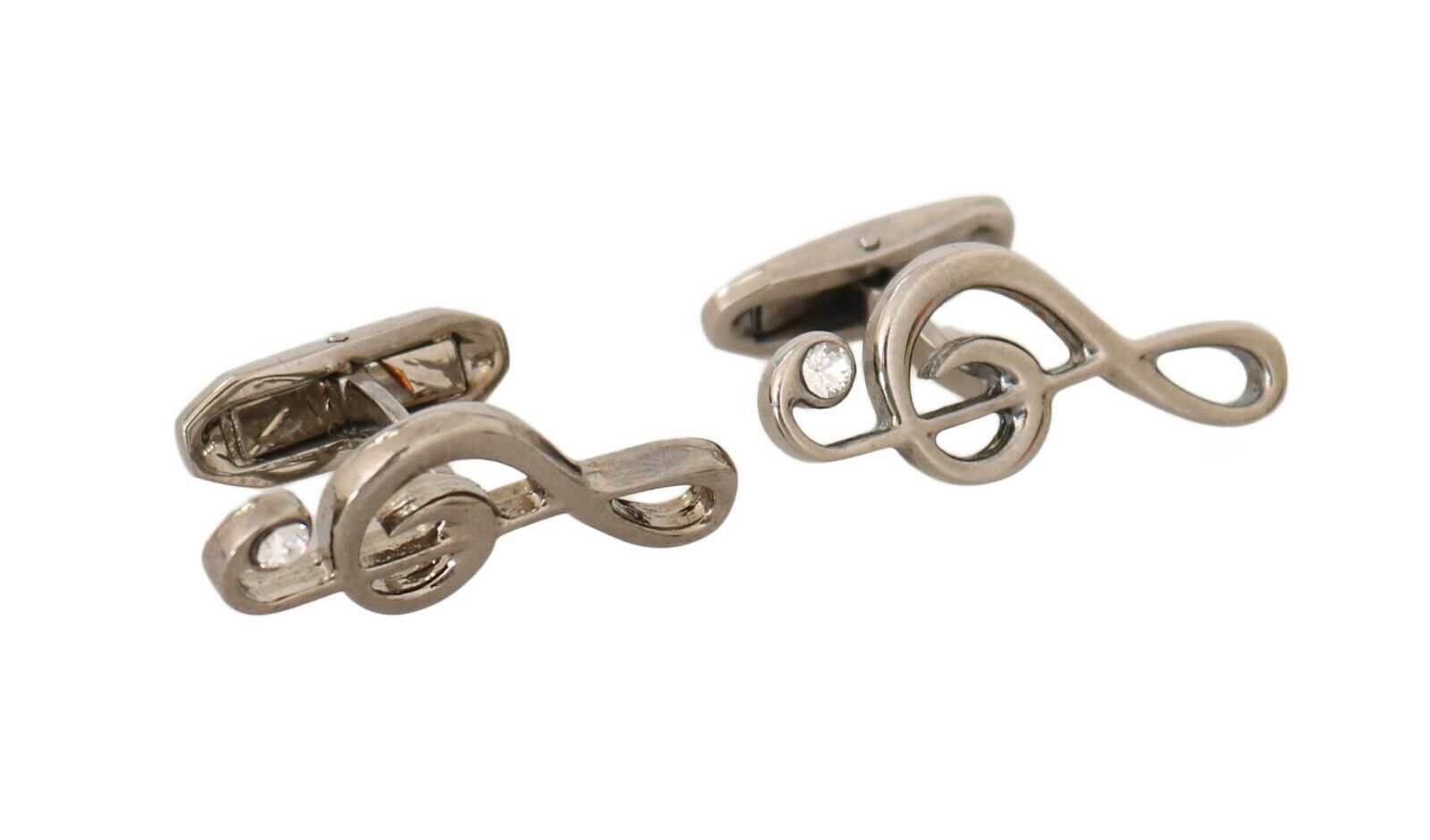 Boutons de manchette élégants en argent Dolce & Gabbana