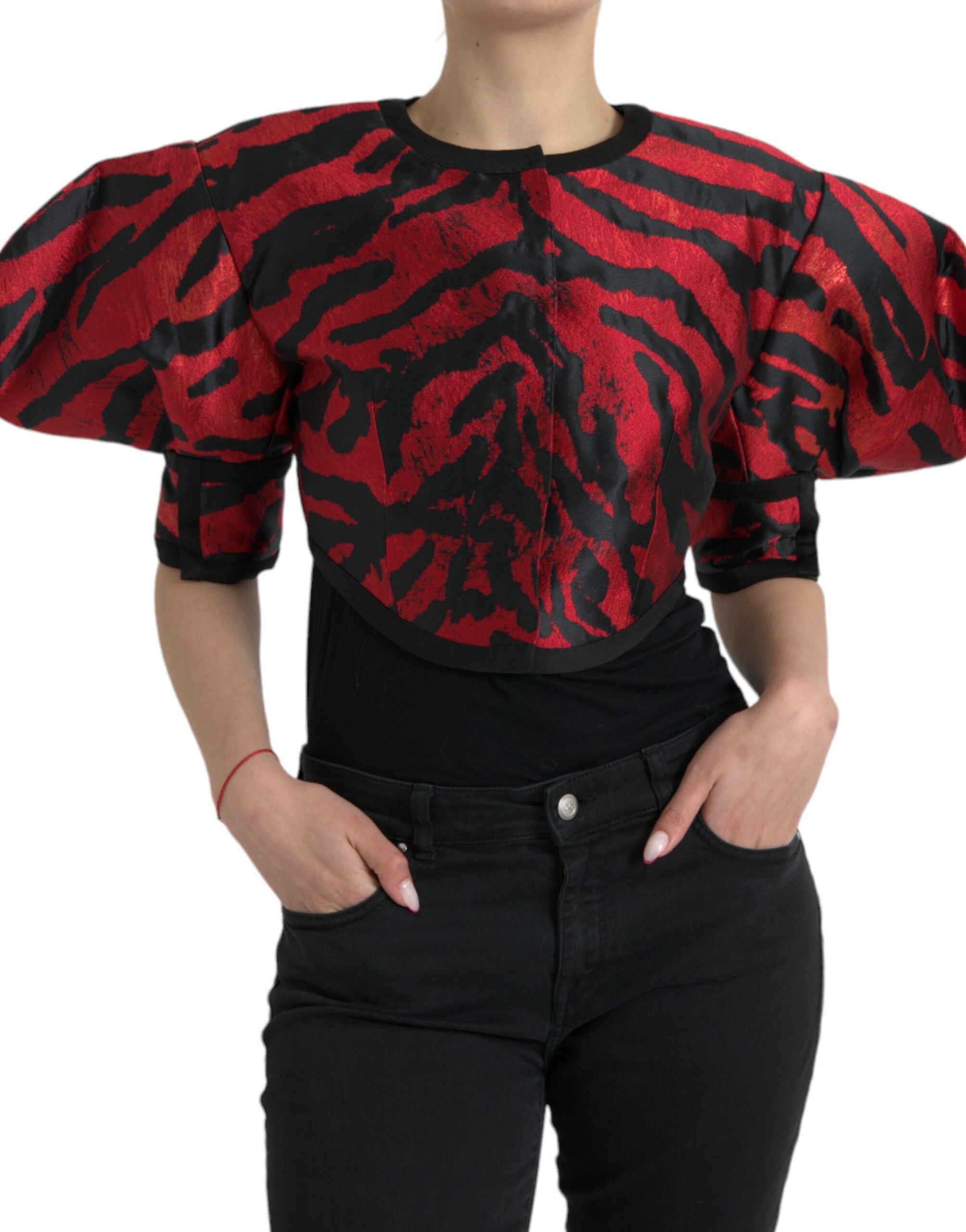 Dolce & Gabbana Élégant manteau à imprimé animalier