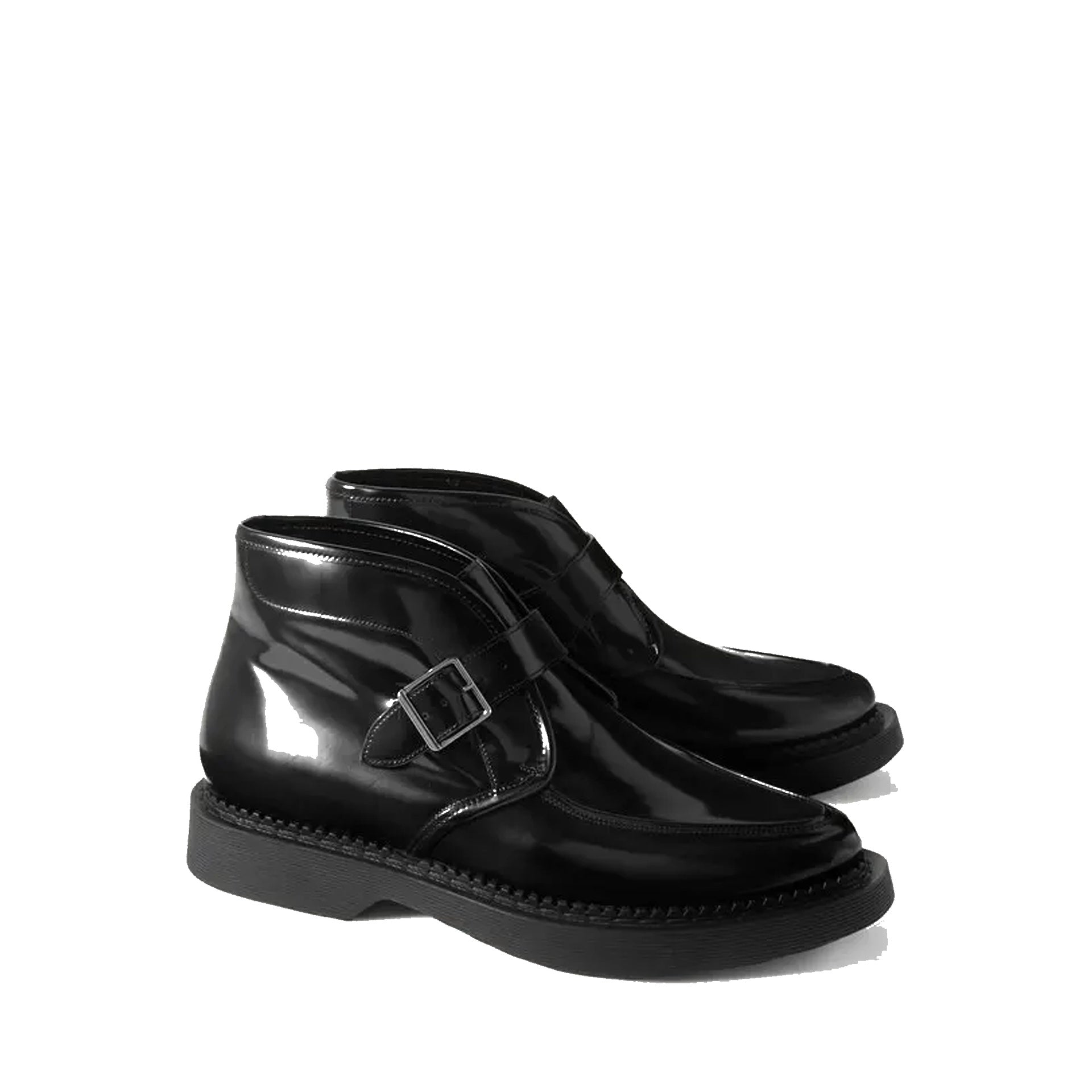 Saint Laurent Leather Creeper Boots - MEN SHOES - SAINT LAURENT - Tluxy New