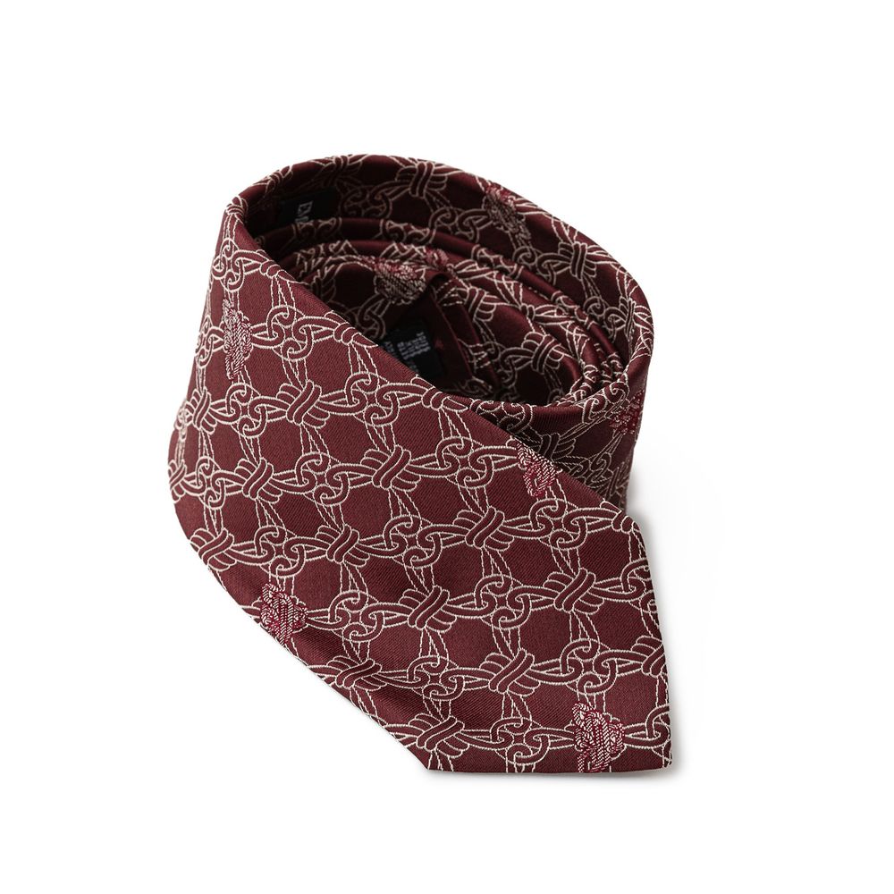 Cravates et nœud papillon en soie rouge Emporio Armani