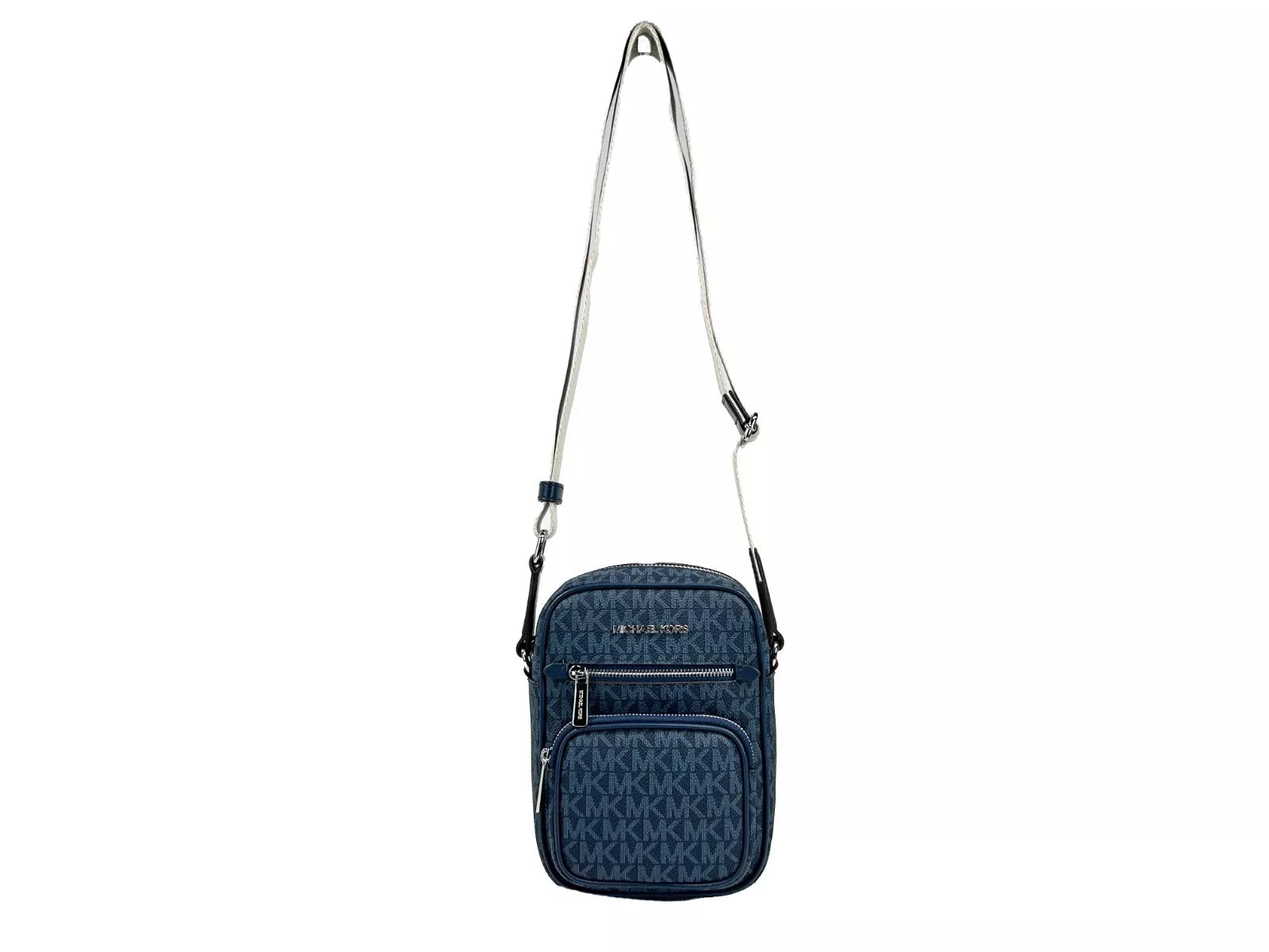 Sac bandoulière Michael Kors North South Medium bleu marine