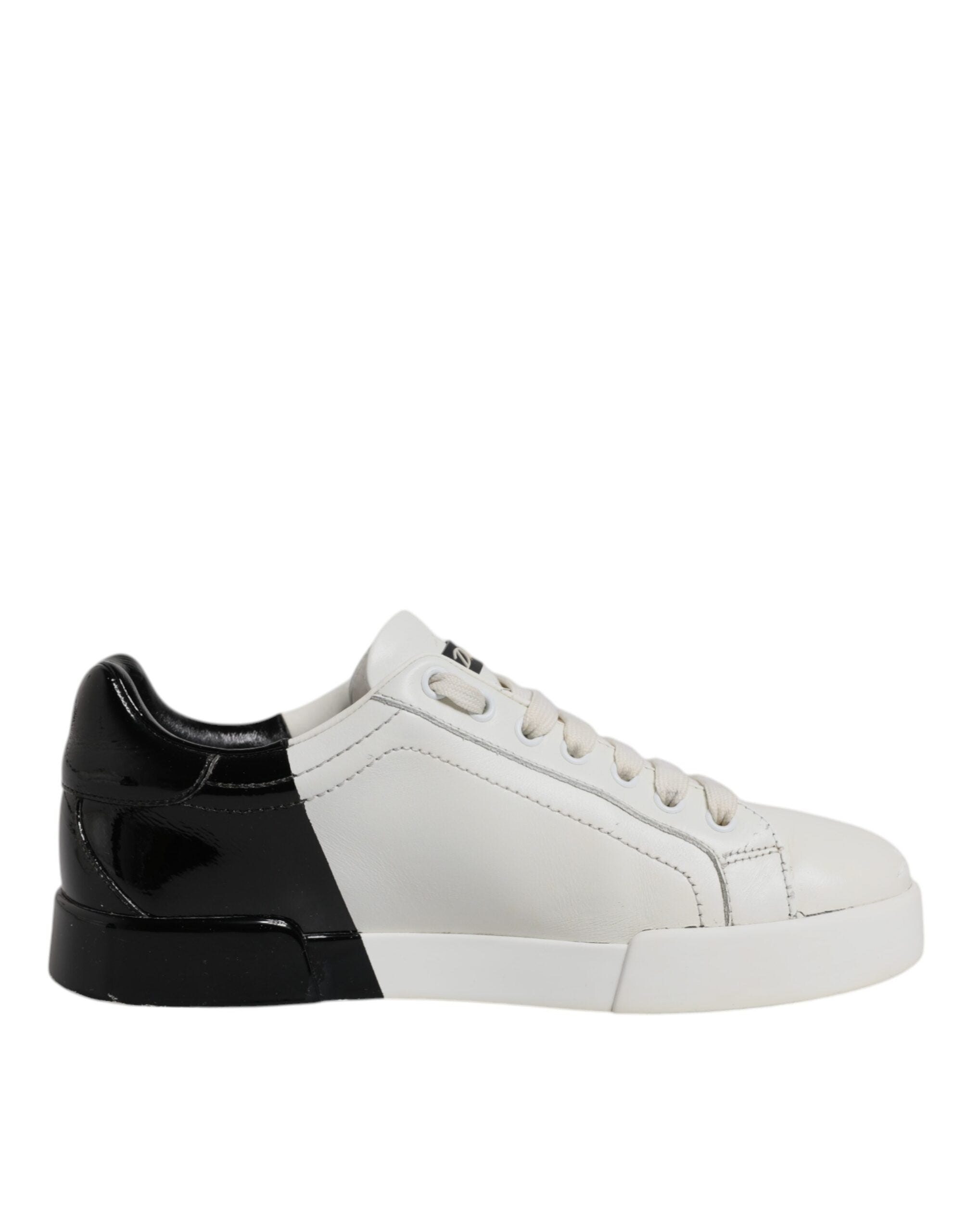 Baskets Dolce & Gabbana Portofino blanches et noires pour homme