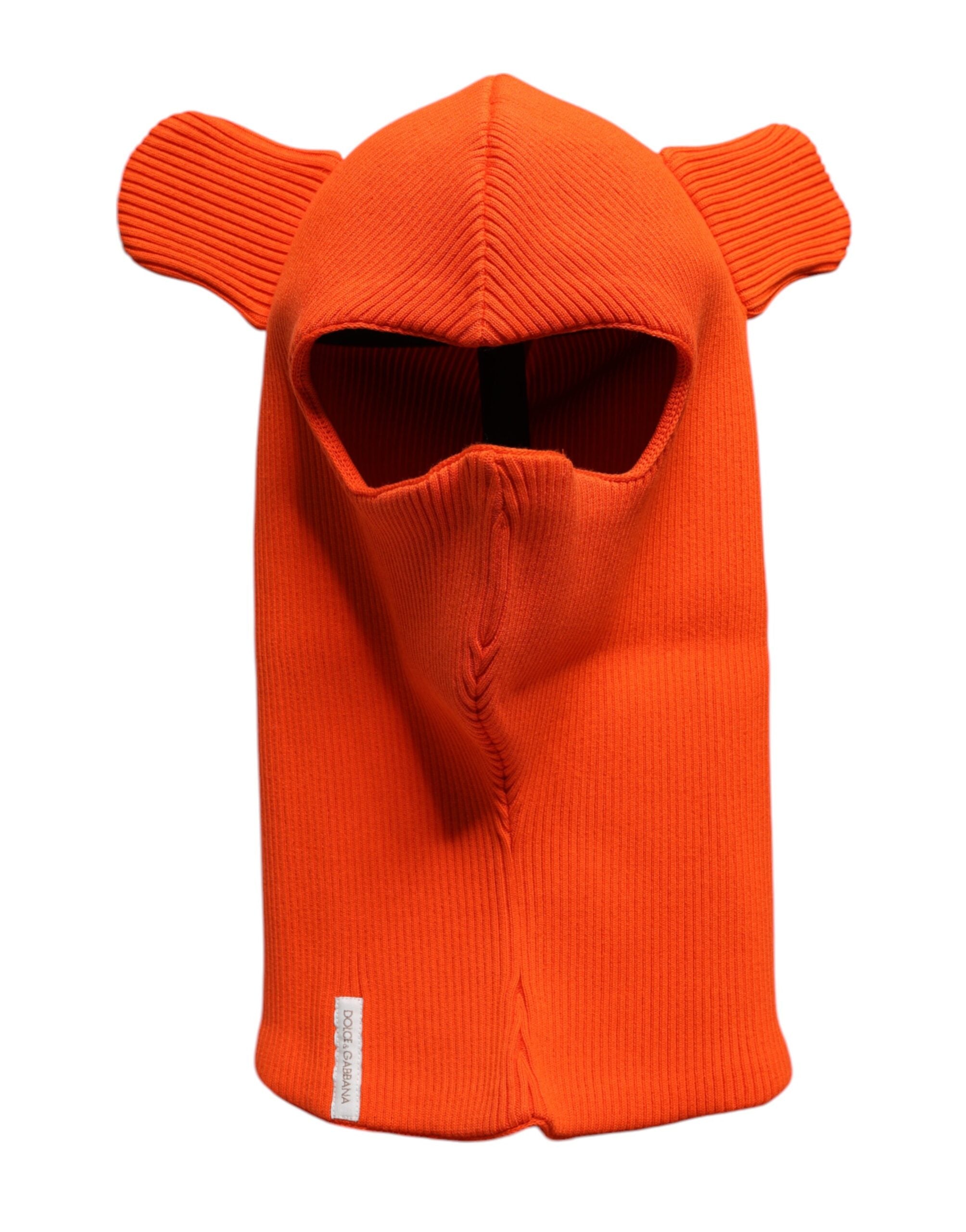 Cagoule en coton orange Dolce & Gabbana