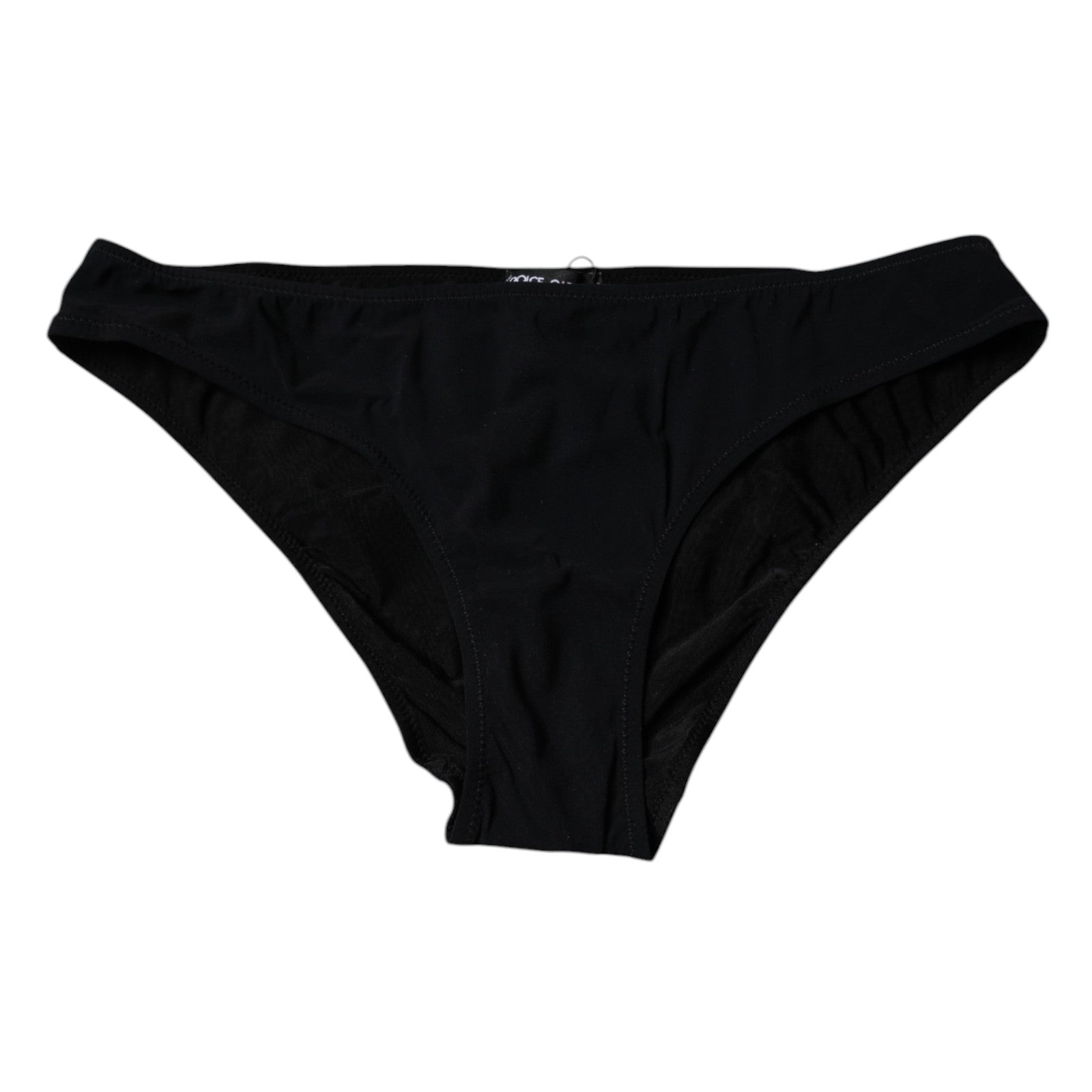 Dolce & Gabbana – Schwarze Nylon-Stretch-Höschen mit mittlerer Taille
