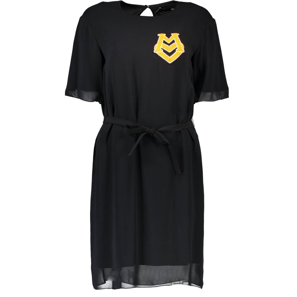 Robe noire Love Moschino pour femme en autres fibres