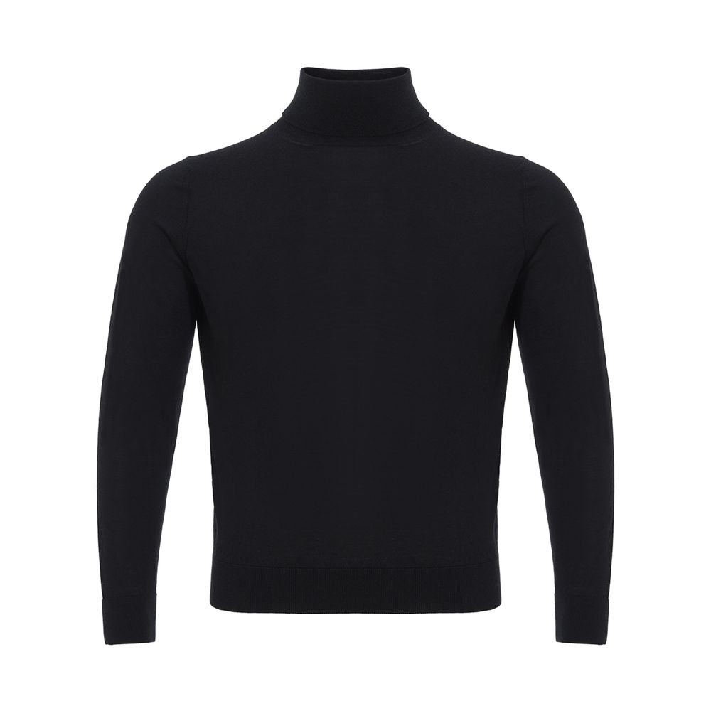 Colombo – Luxus-Pullover aus italienischem Kaschmir in Schwarz