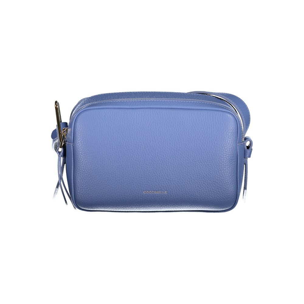Sac à main Coccinelle en cuir bleu clair pour femme