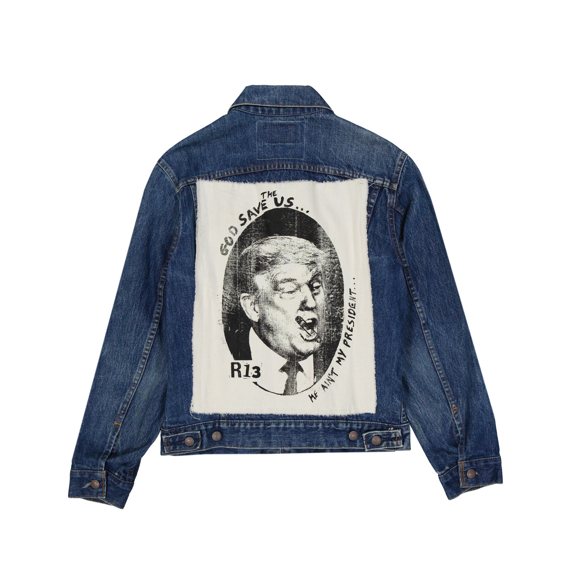 R13 Cotton Denim Jacket - MEN CLOTHING - R13 - Tluxy New