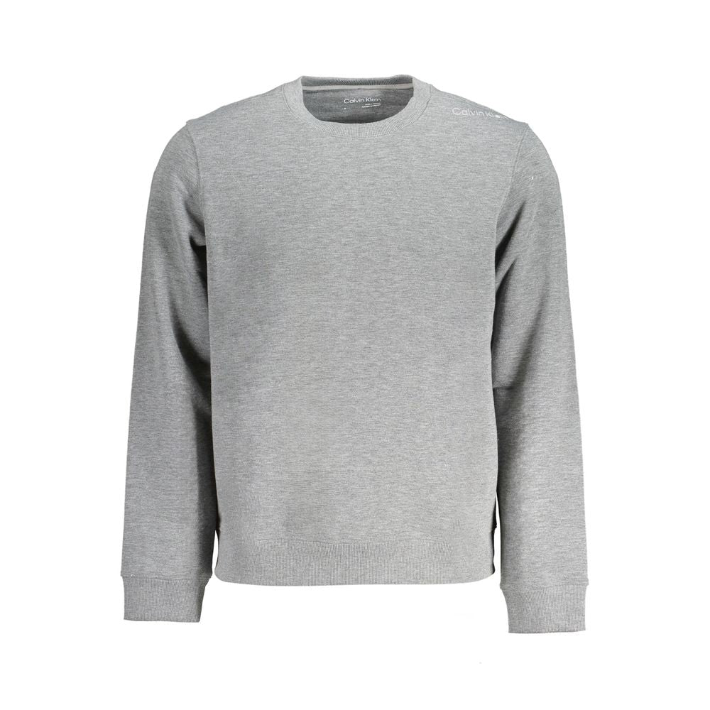 Pull homme en polyester gris Calvin Klein