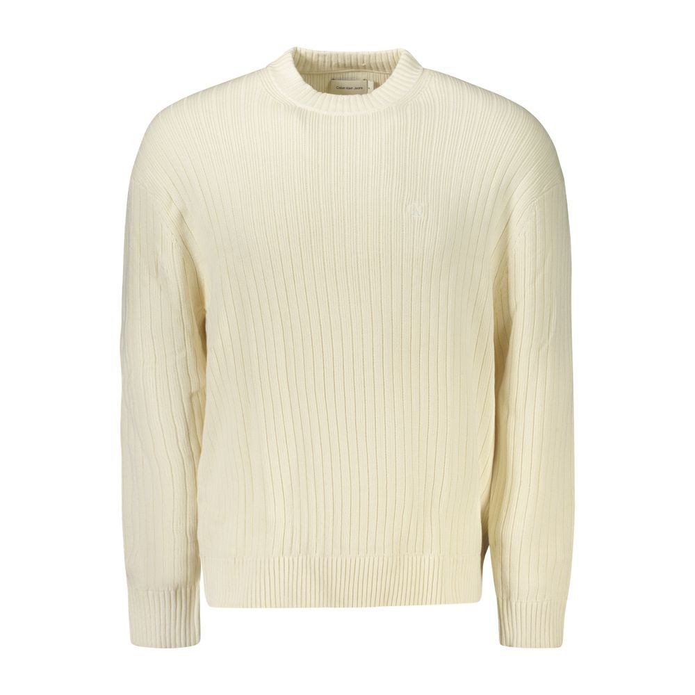 Pull Calvin Klein en coton blanc pour homme