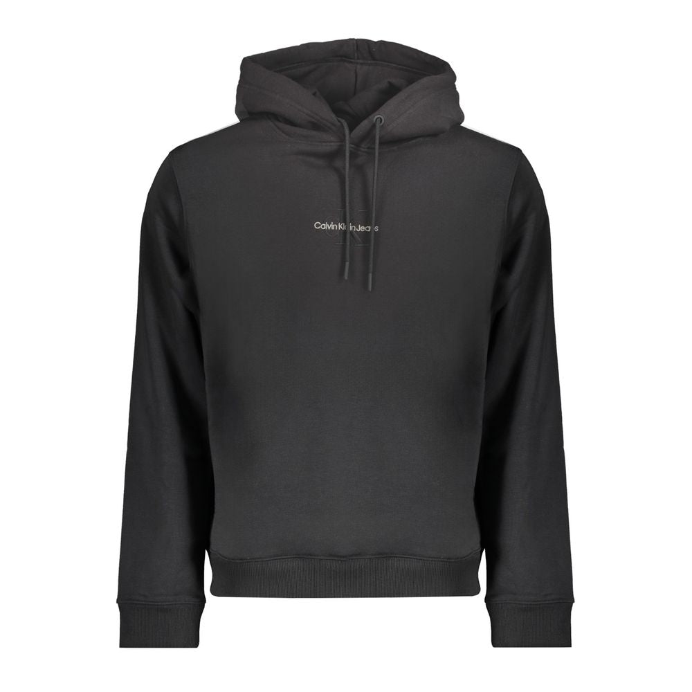 Calvin Klein Herrenpullover aus schwarzer Baumwolle