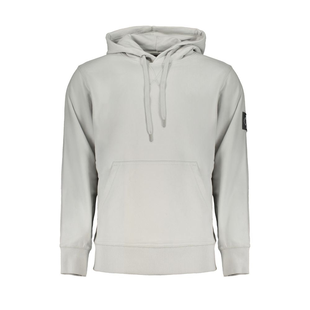 Pull en coton gris Calvin Klein pour homme