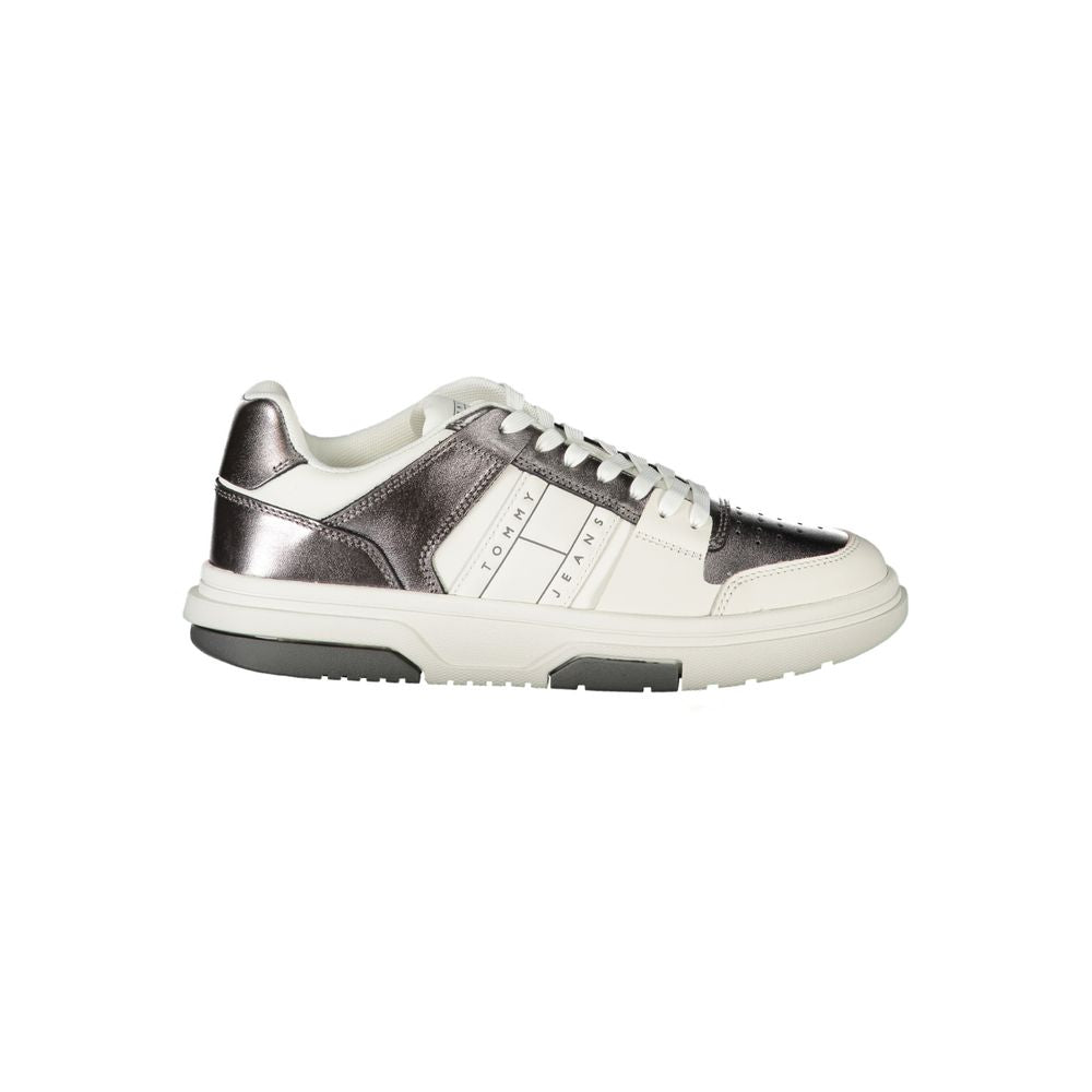 Tommy Hilfiger – Weiße Polyethylen-Sneaker für Damen
