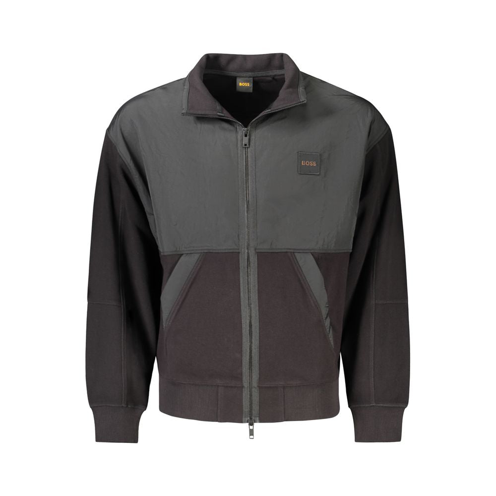 Veste homme en coton noir Hugo Boss