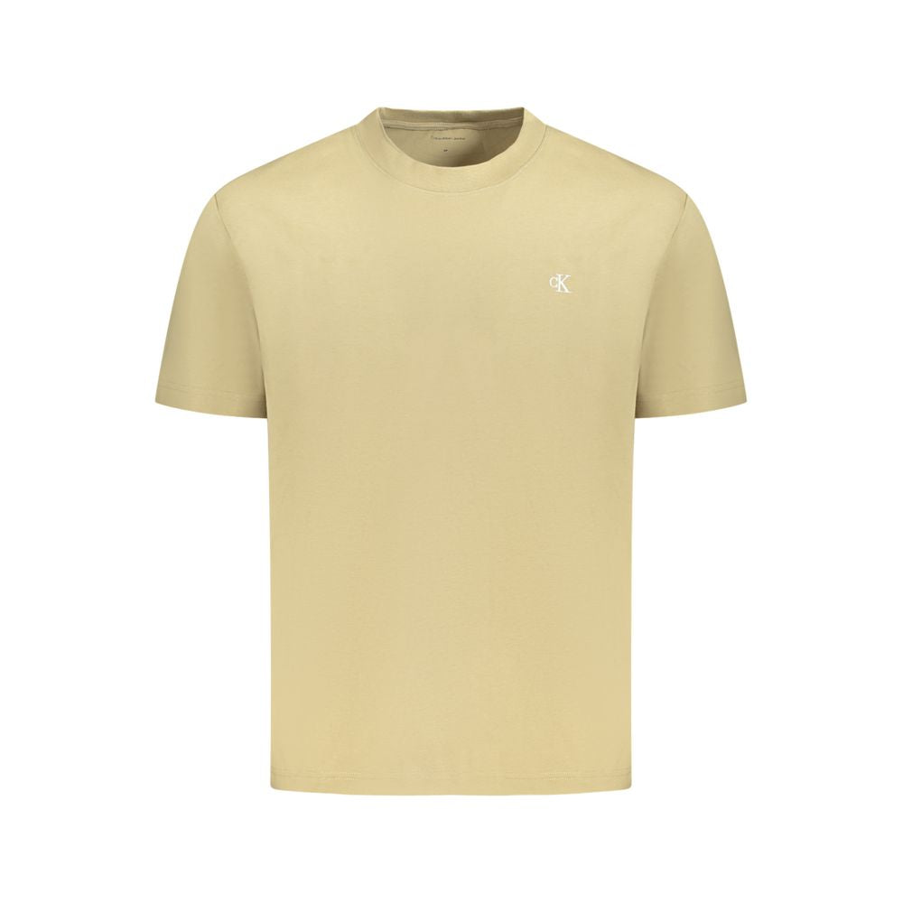 T-shirt en coton vert Calvin Klein