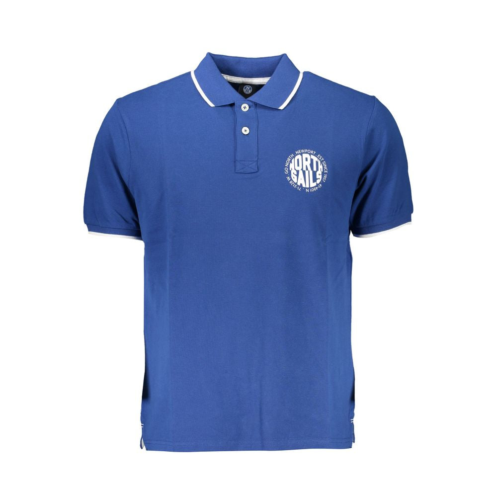 Blaues Poloshirt aus Baumwolle von North Sails