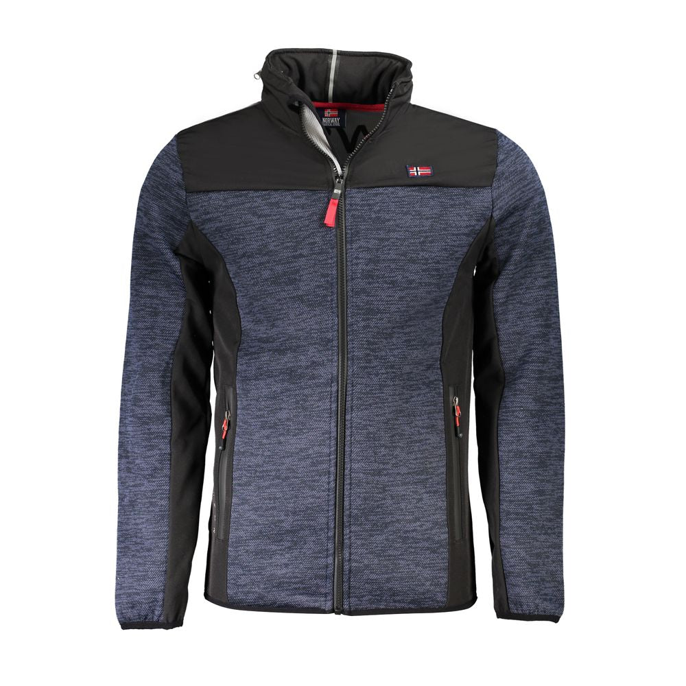 Veste de sport en polyester bleu pour homme, Norvège 1963