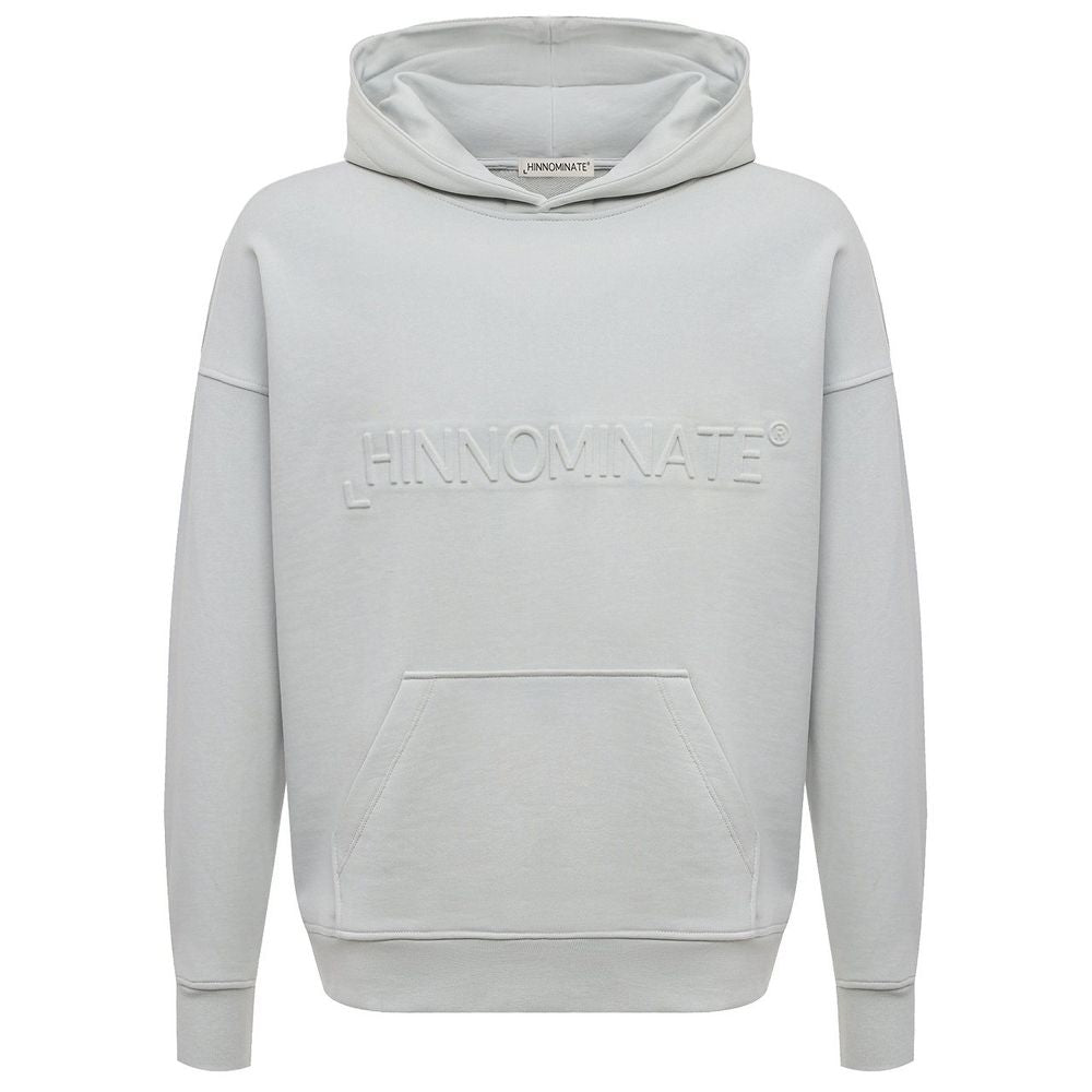 Sweat à capuche gris en coton Hinnominate pour homme