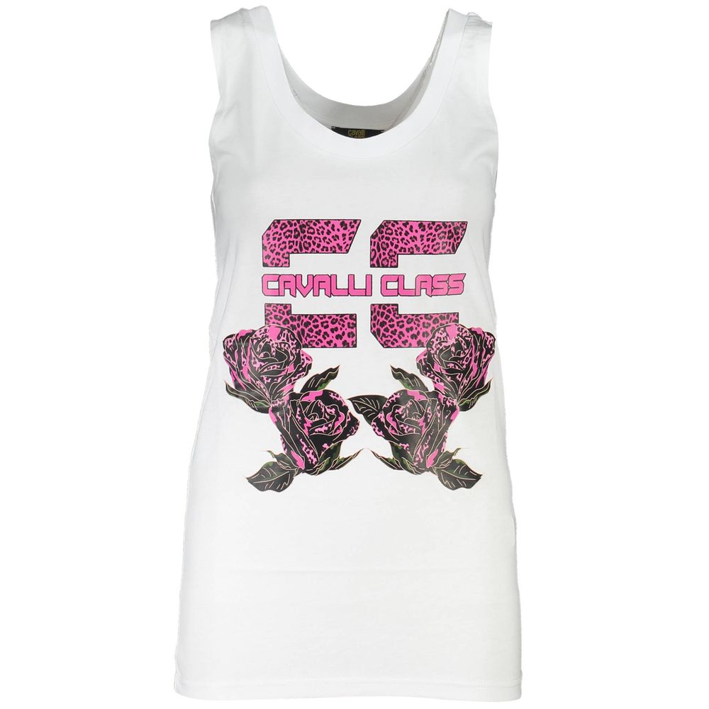 Hauts et t-shirts en coton blanc Cavalli Class