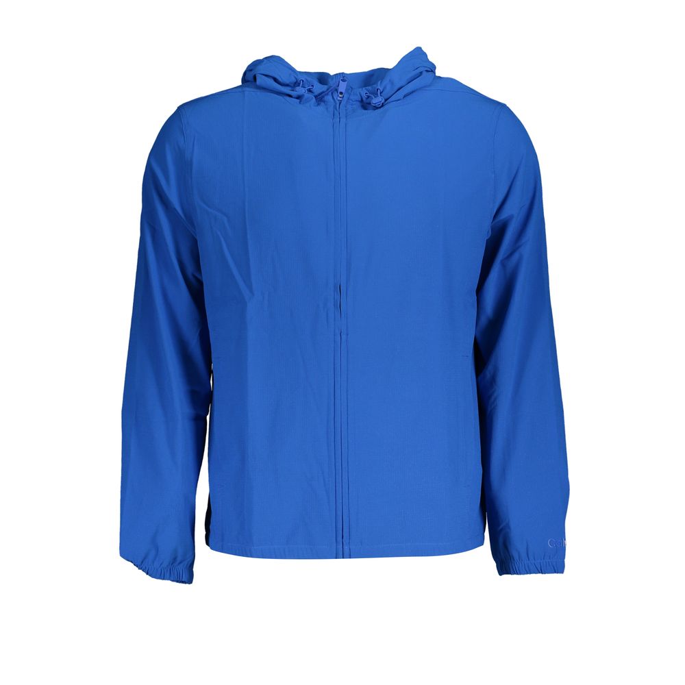 Veste de sport en polyester bleu Calvin Klein pour homme