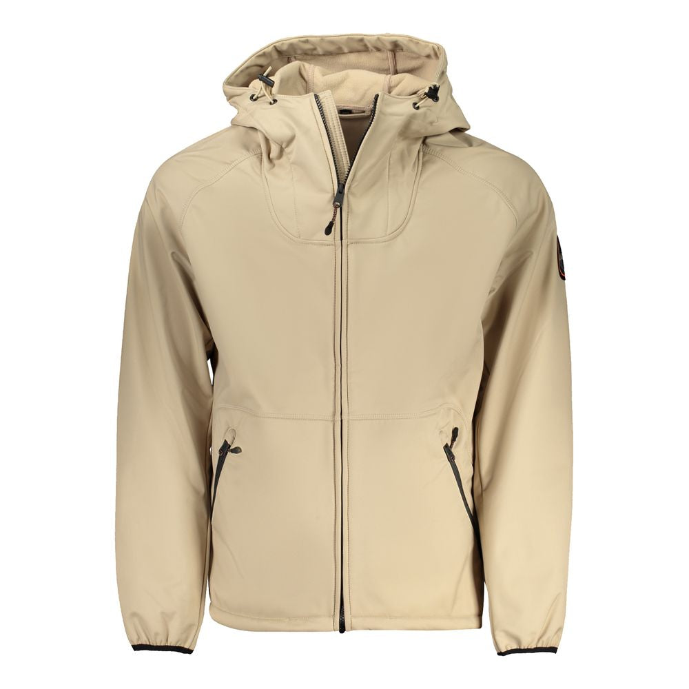Veste homme Napapijri beige en polyester recyclé