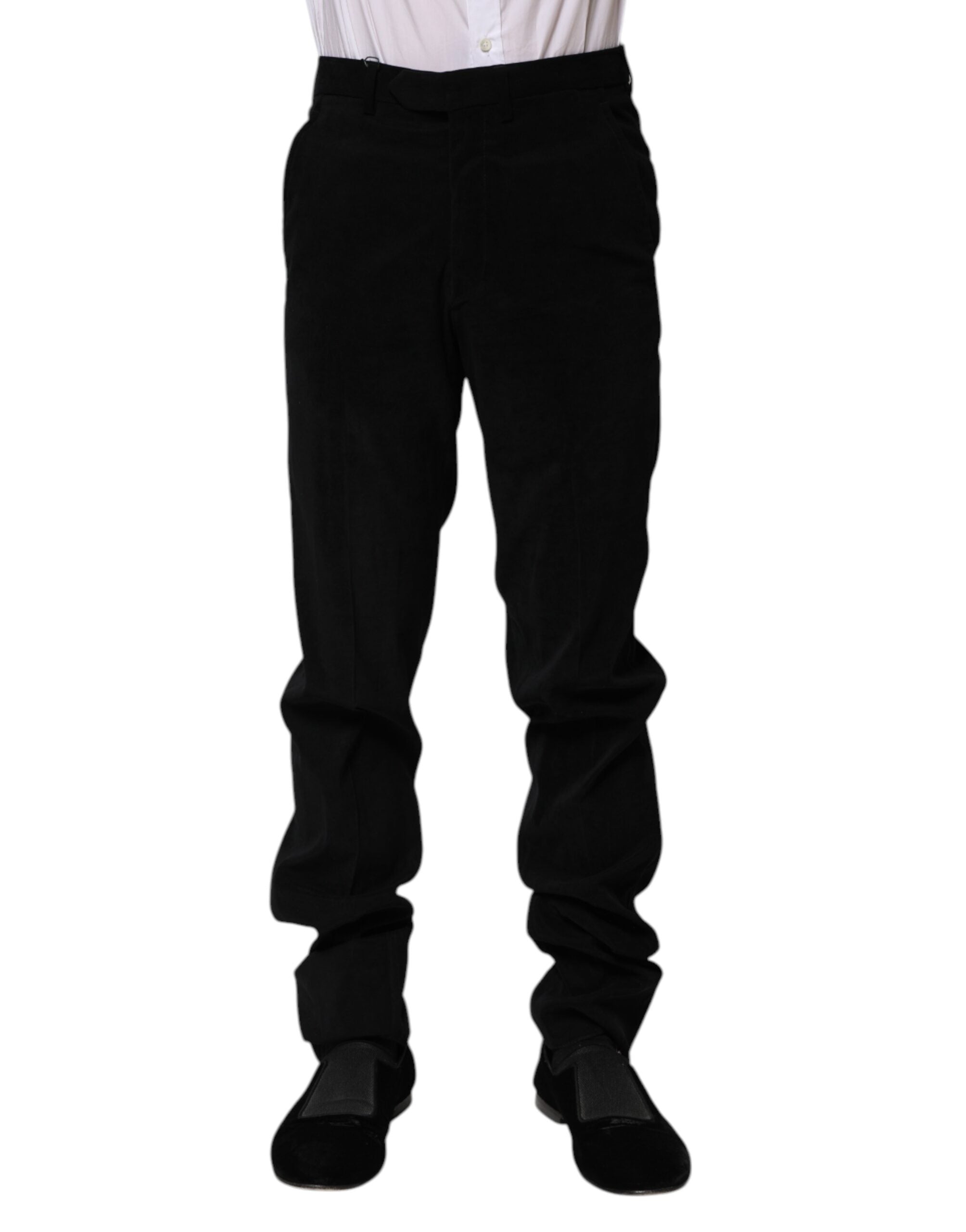 Pantalon habillé noir taille moyenne BENCIVENGA