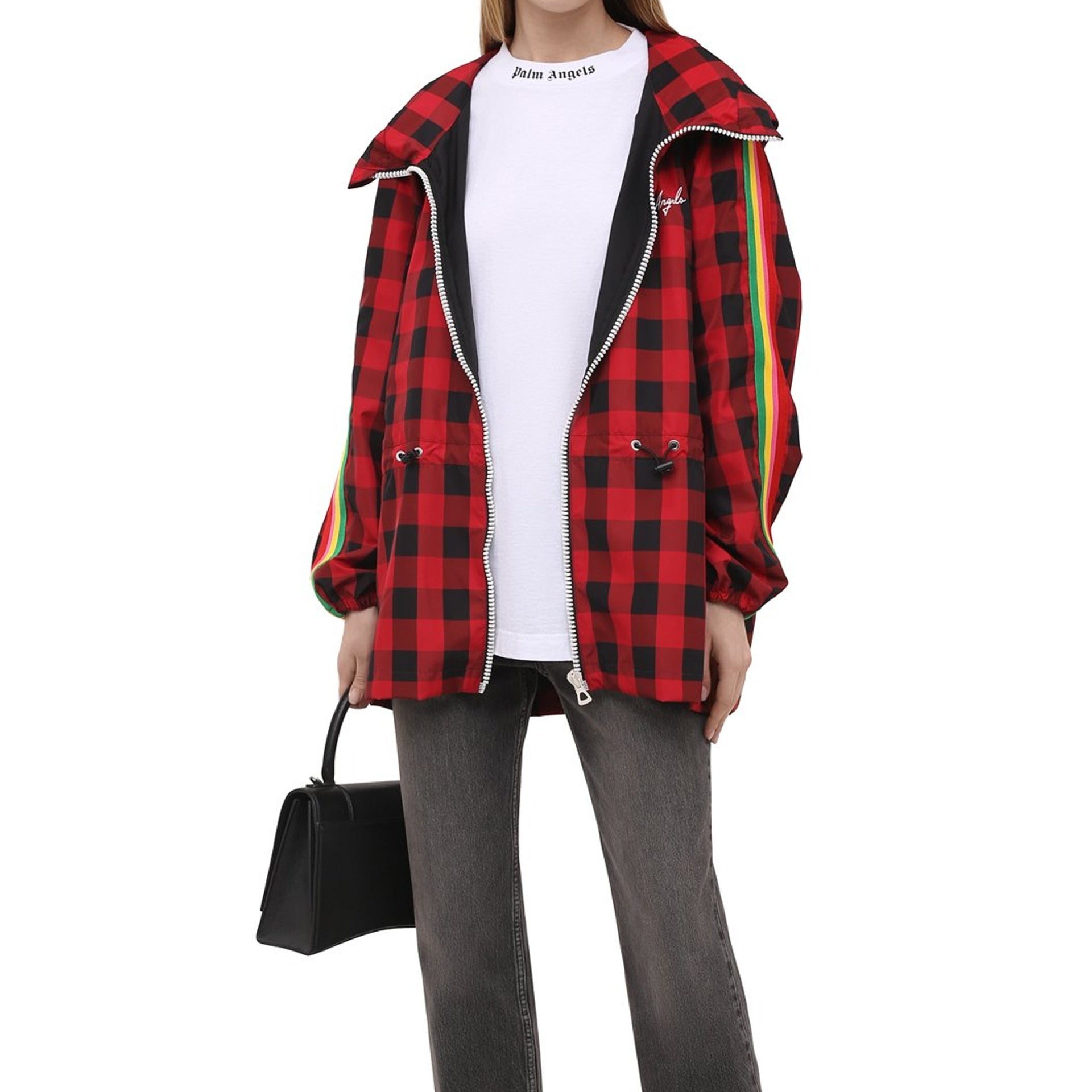 Palm Angels Windbreaker Jacket - MEN CLOTHING - PALM ANGELS - Tluxy New
