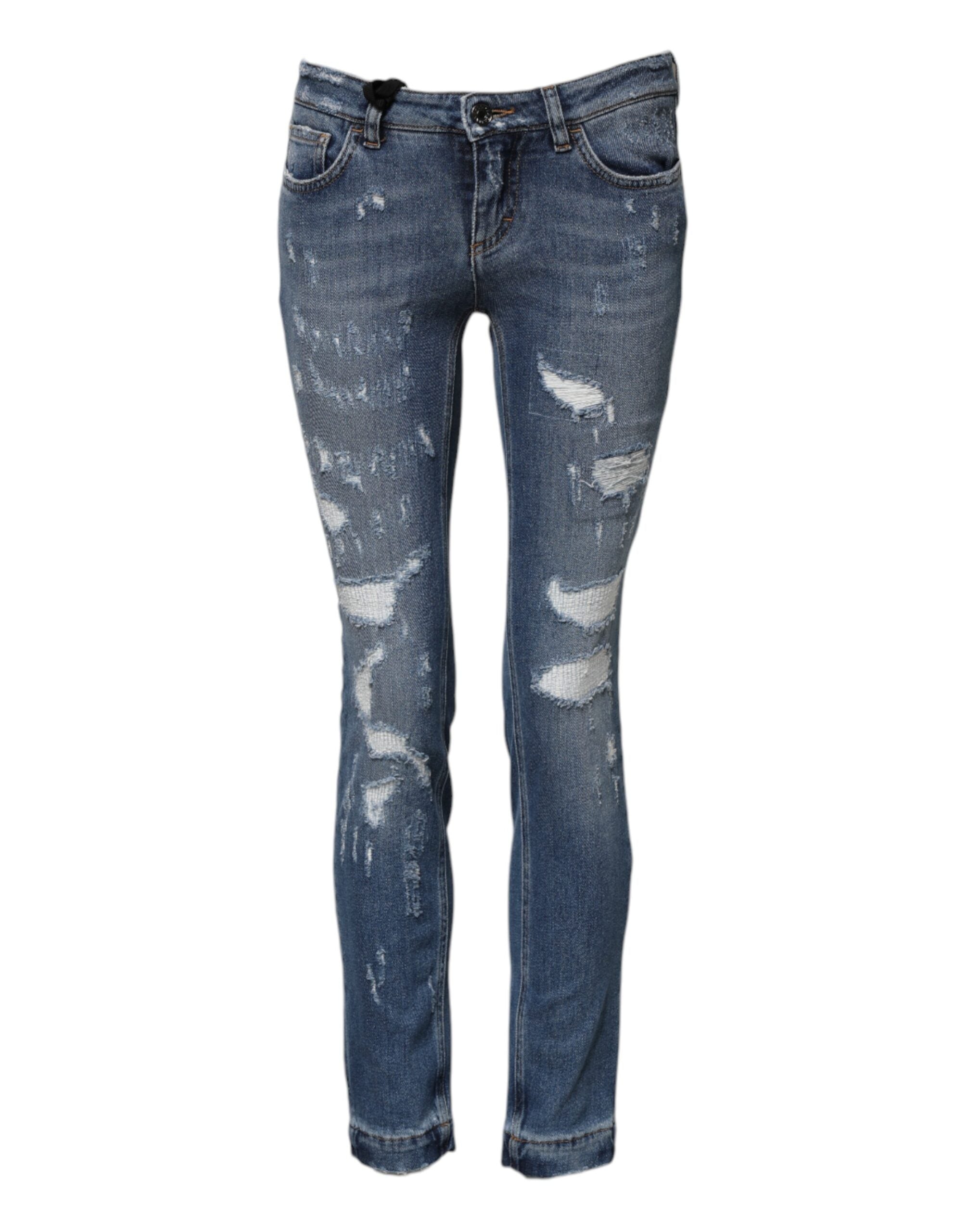 Jean skinny bleu déchiré Dolce & Gabbana PRETTY