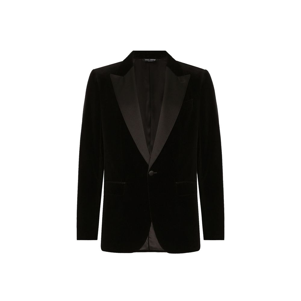 Veste de smoking en velours Dolce & Gabbana