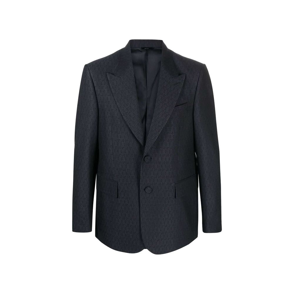 Fendi Wolljacke mit FF-Motiv