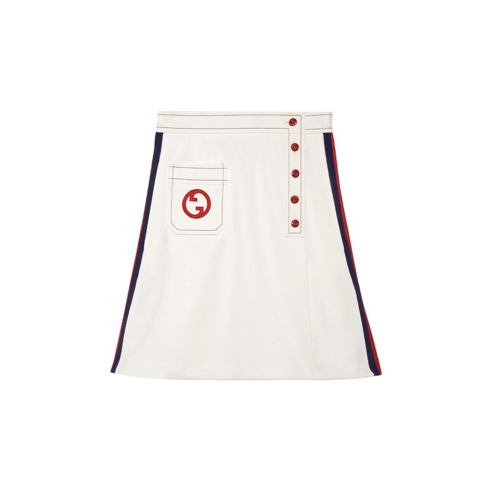Jupe trapèze Gucci Interlocking G
