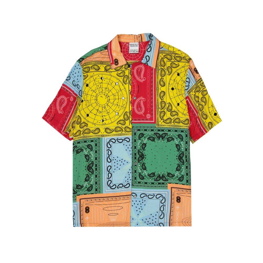 Chemise color-block Marcelo Burlon