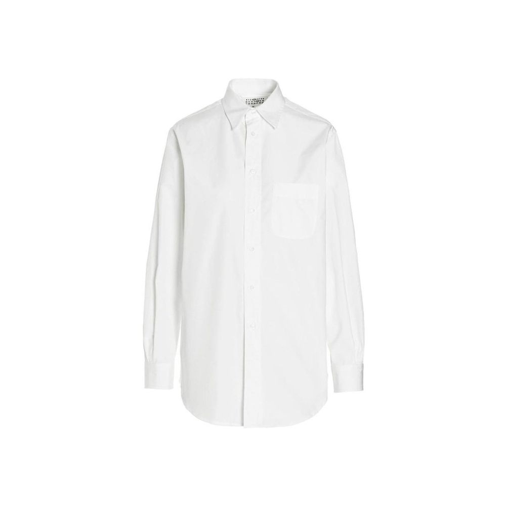 Maison Margiela Chemise longue en popeline Mison Margiela