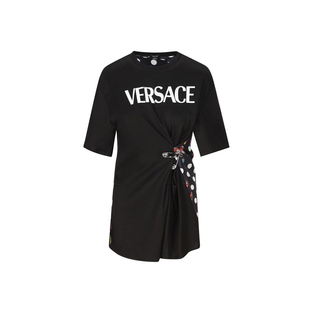 T-shirt imprimé papillon Versace x Dua Lipa